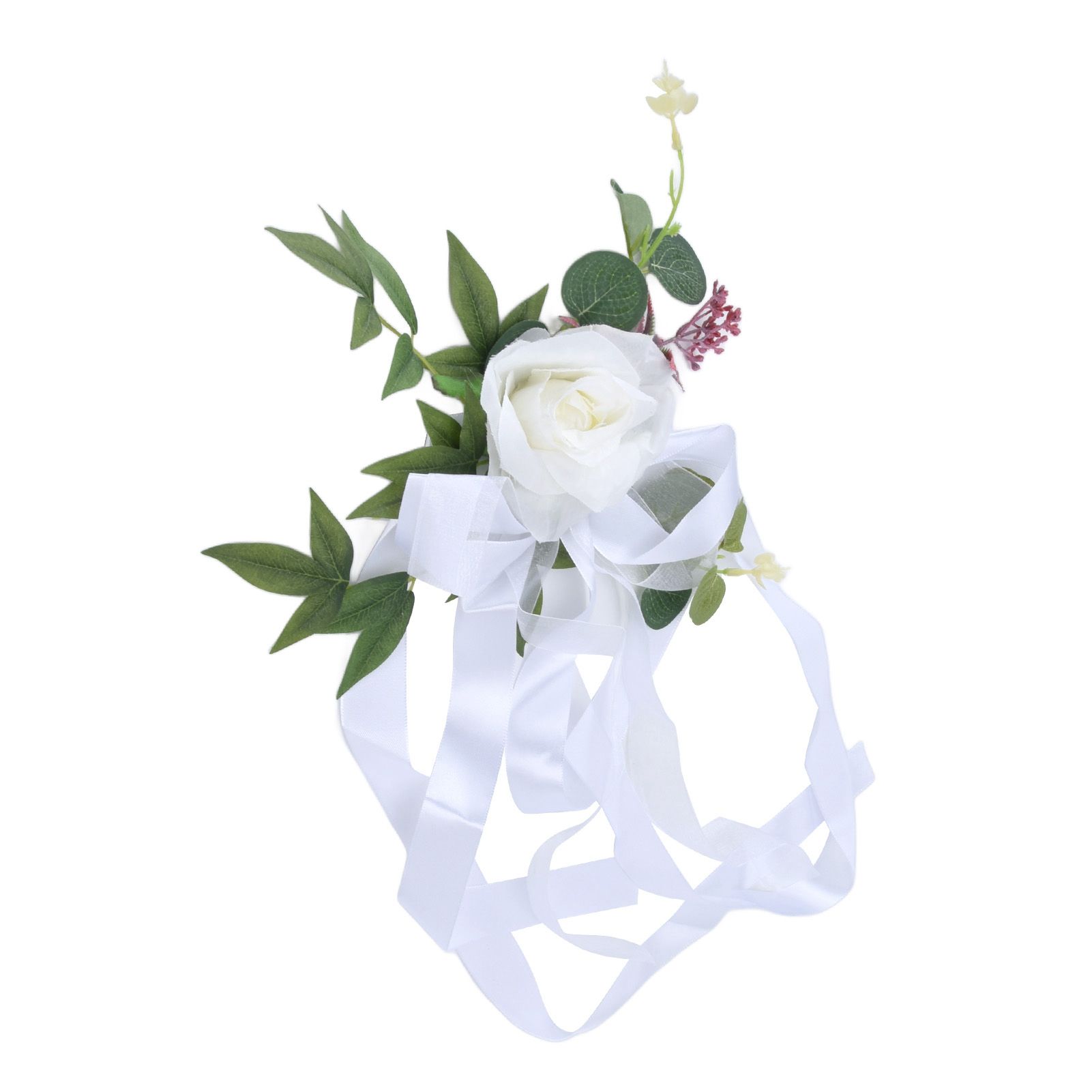 Wedding Chair Flower Nordic Style Simulation Wedding Chair Decoration for Photography Props Birthday Party Decor White