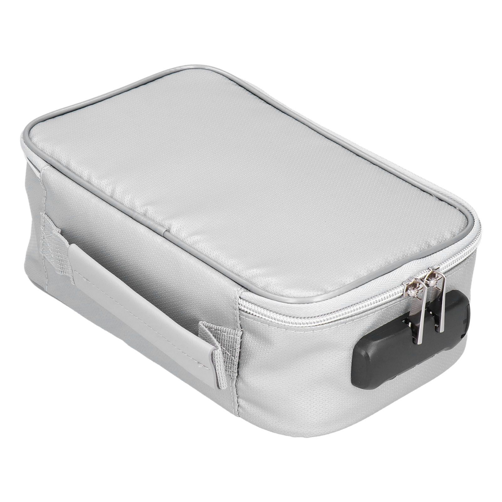 Fireproof Document Bag with Lock Portable Small Fireproof Document Bag for Home Office TravelSilver