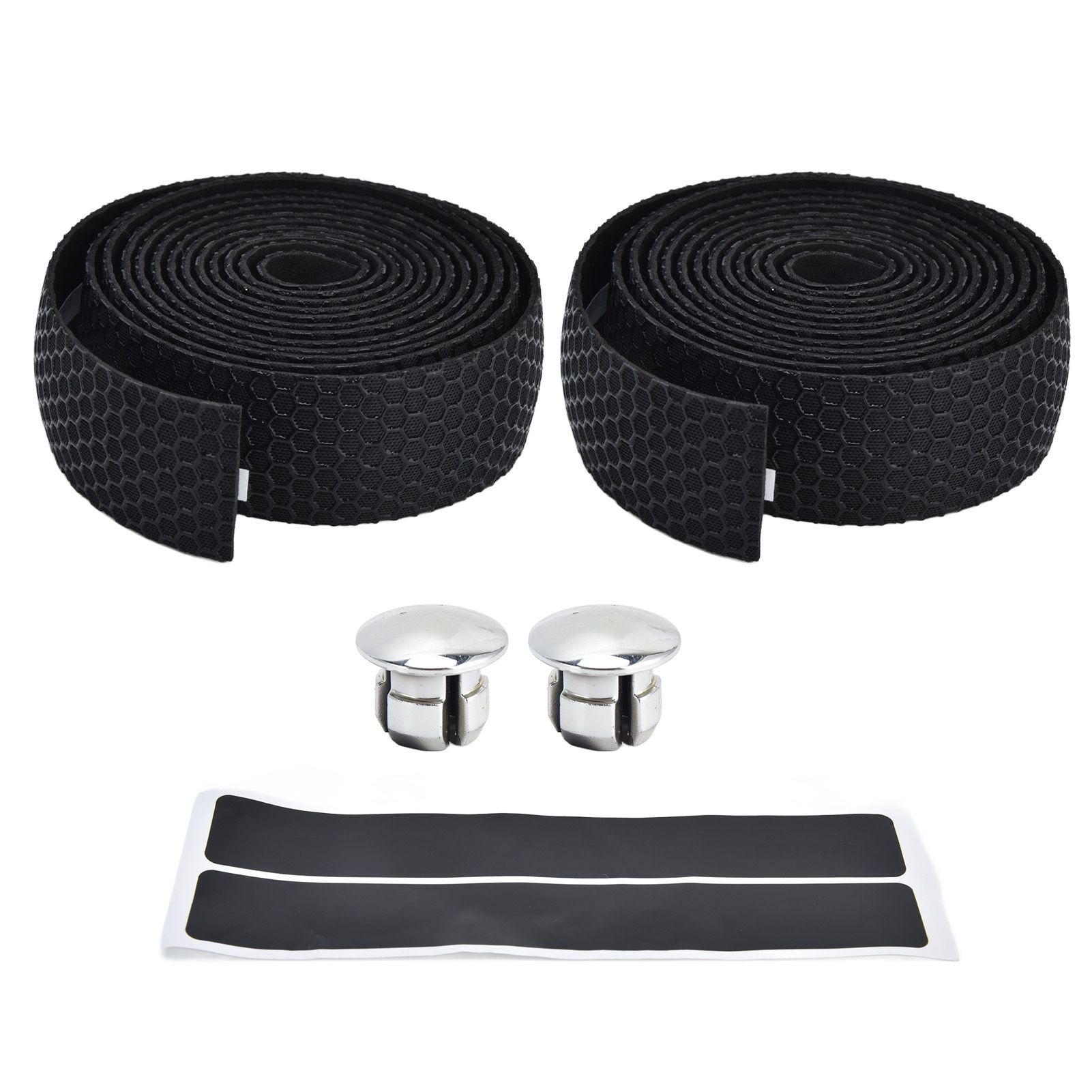 Handlebar Tape Quick Dry Anti Slip Tape Synthetic Sponge Bicycle Cycling Wrap Tape for Outdoor ExerciseBlack