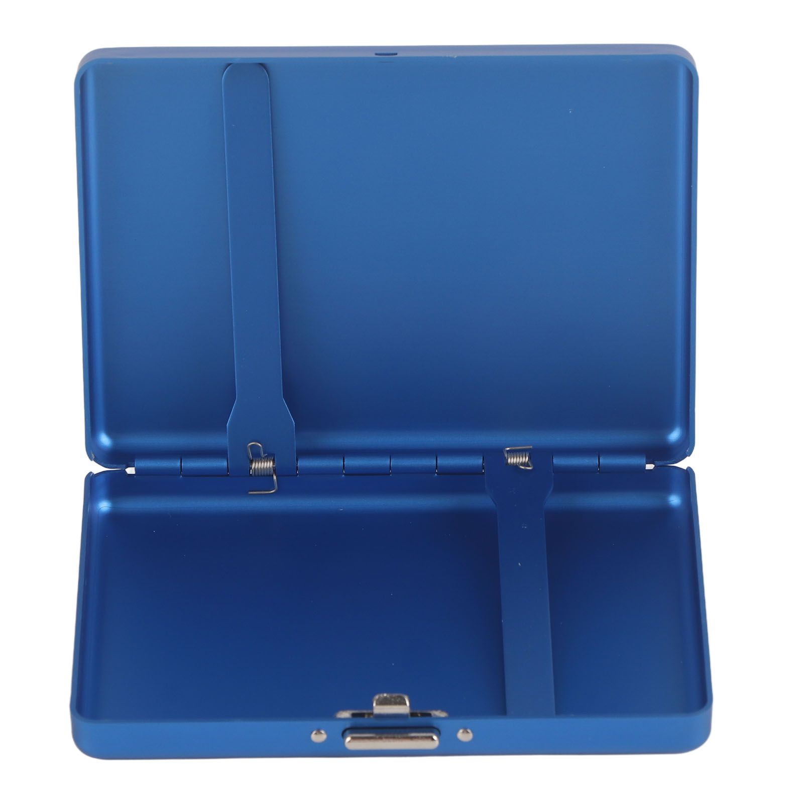 Cigarette Case Aluminium Alloy High Durability Fashion Glossy Exquisite Texture Cigarette Holder for Travel OutdoorBlue