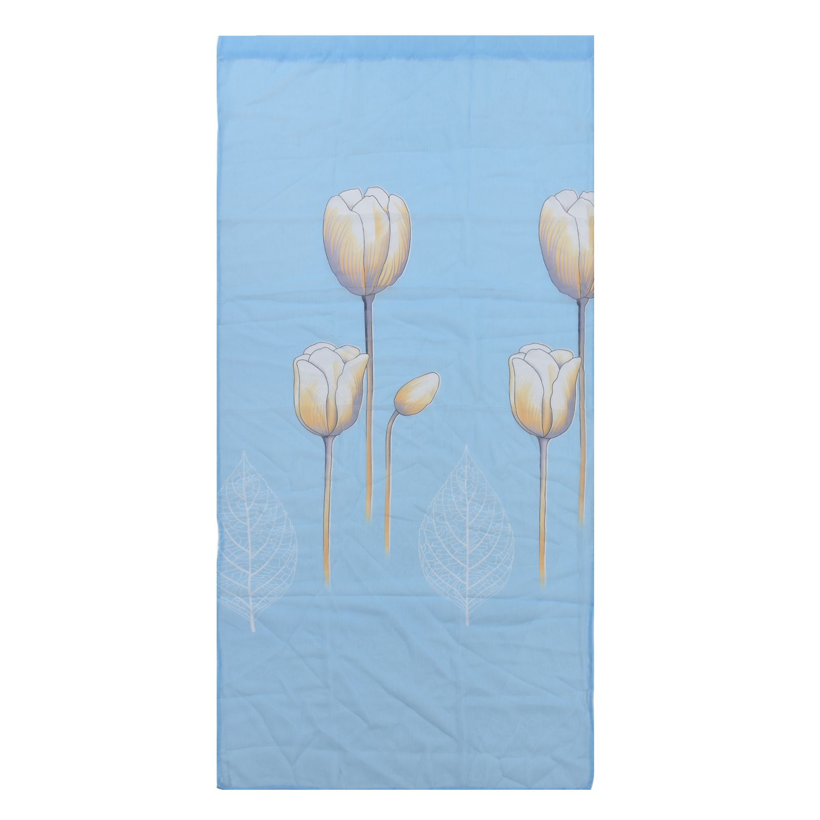 Sheer Curtains INS Style Flower Decoration Filter Light Flowers Sheer Curtains for Living Room Bedroom