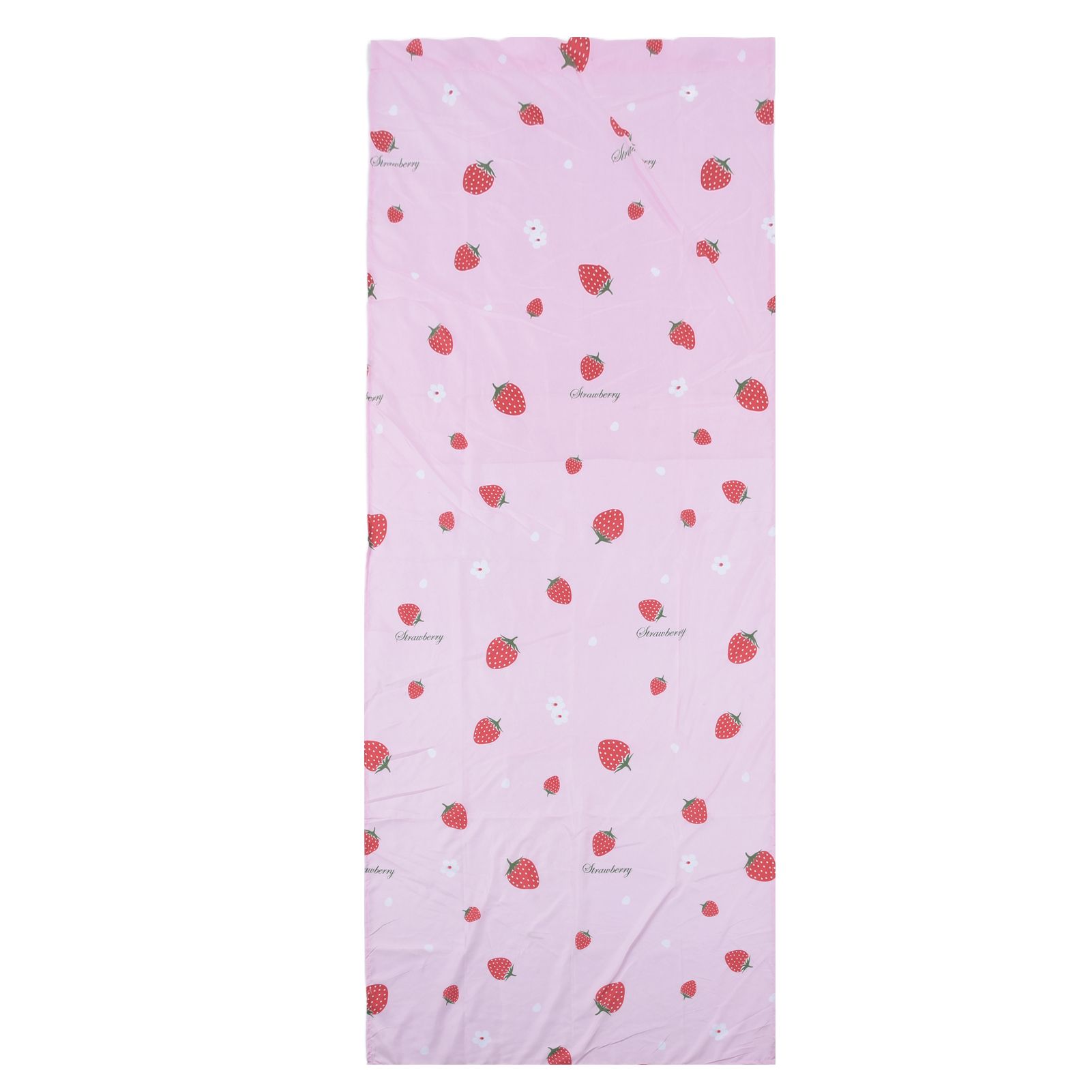 Strawberry Window Curtain Filter Light Pink Shading Curtain Cloth for Living Room Bedroom