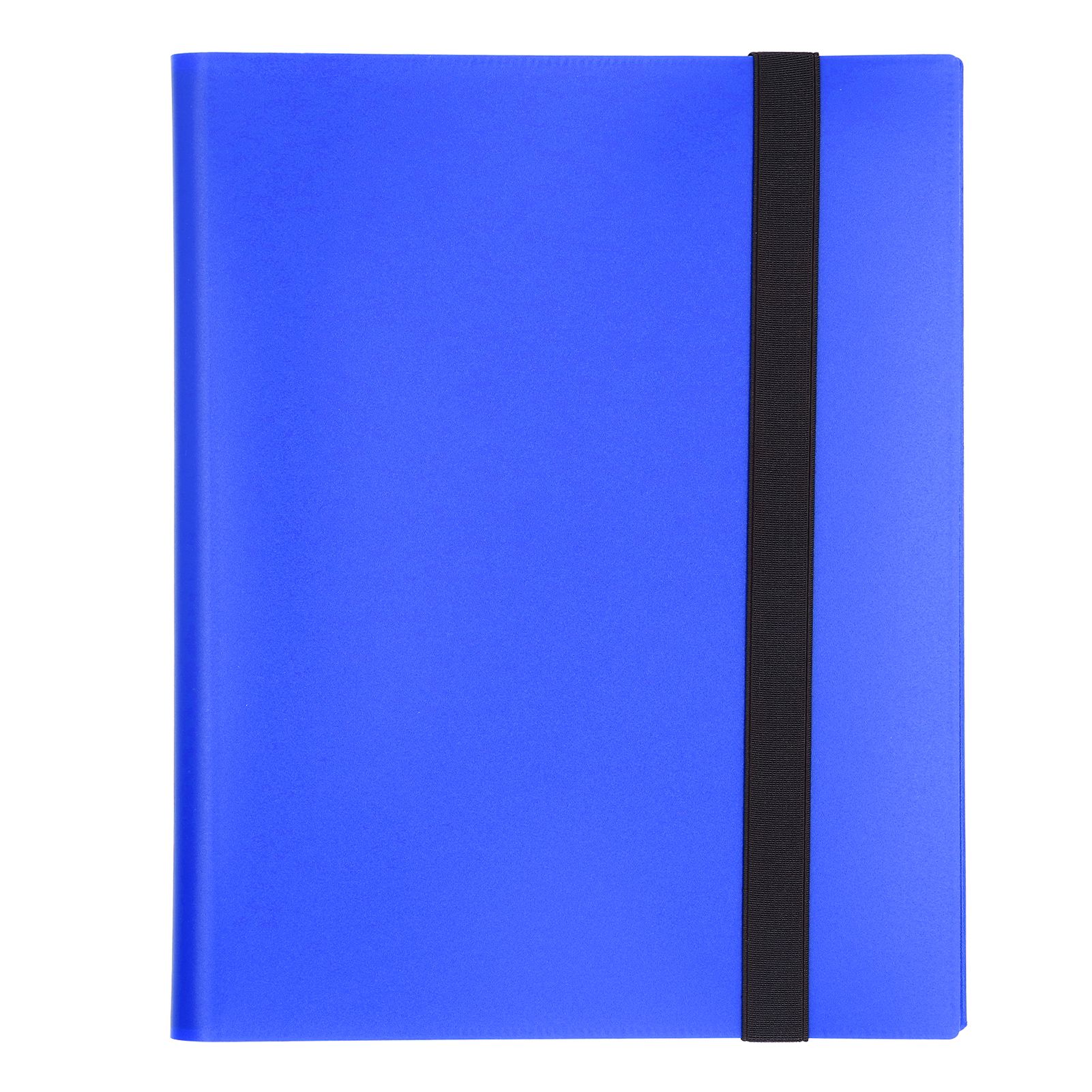 Card Binder 20 Pages 9 Pocket Large Capacity Colored Cover Card Collection Storage Album for Game Card StorageBlue