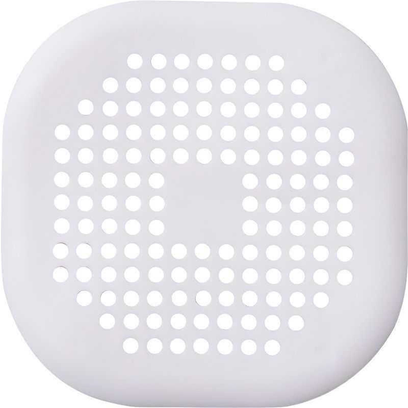 Sewer Floor Drain Net With Suction Cup Shower Drain Hair Cover Kitchen Bathroom Floor Drain PadWhite