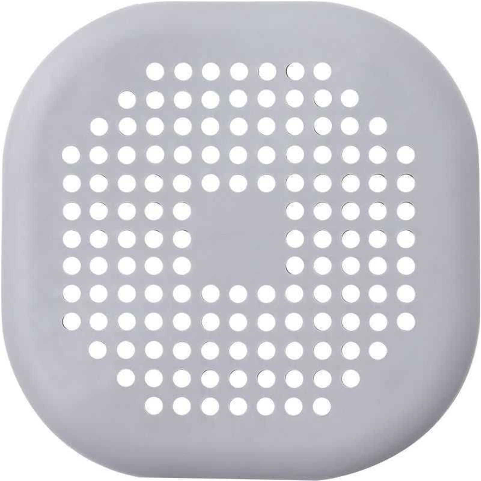 Sewer Floor Drain Net With Suction Cup Shower Drain Hair Cover Kitchen Bathroom Floor Drain PadGray