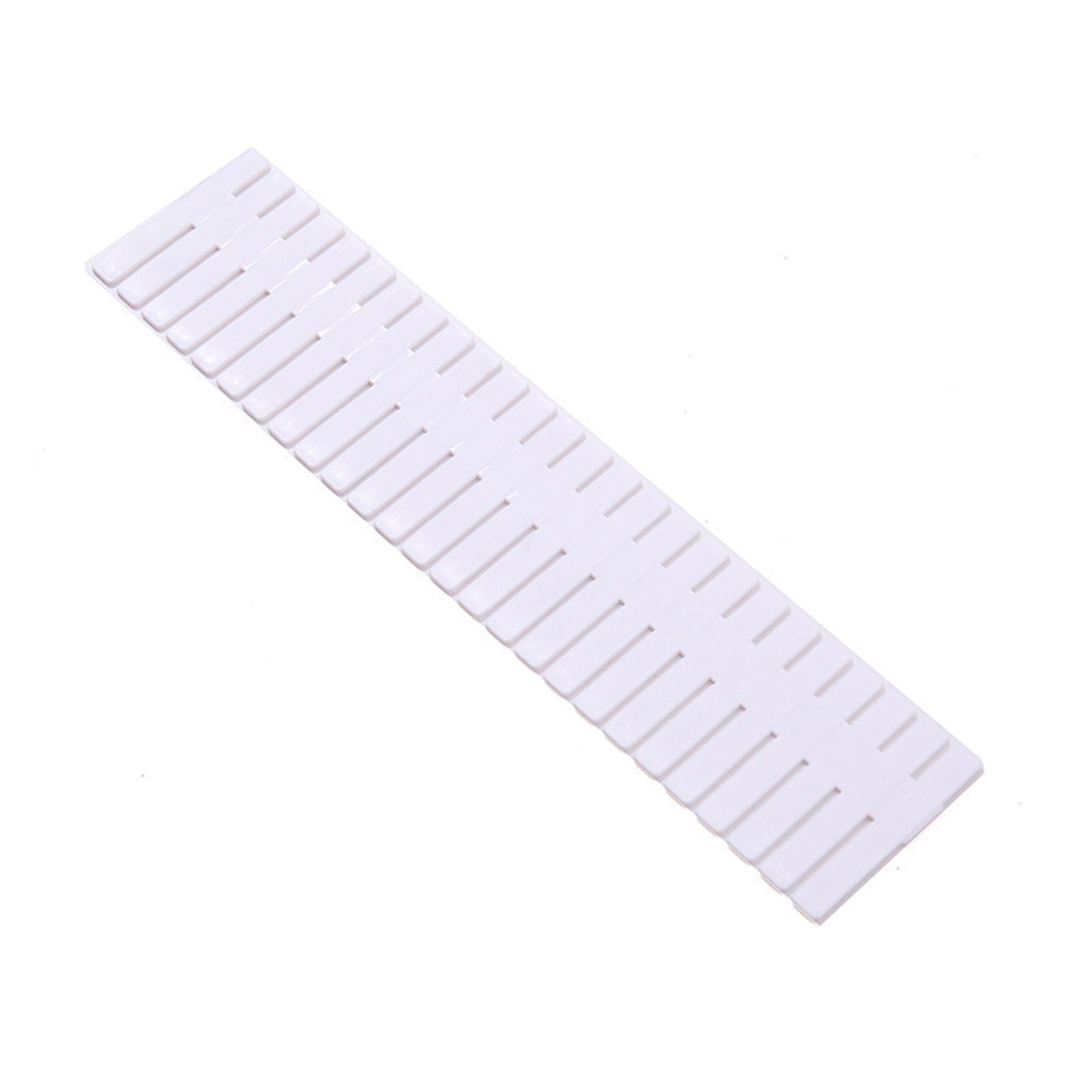 4PCS Drawer Divider Organizer Plastic Drawer Storage Partition Home Adjustable ClapboardWhite Lengthened 47x7CM