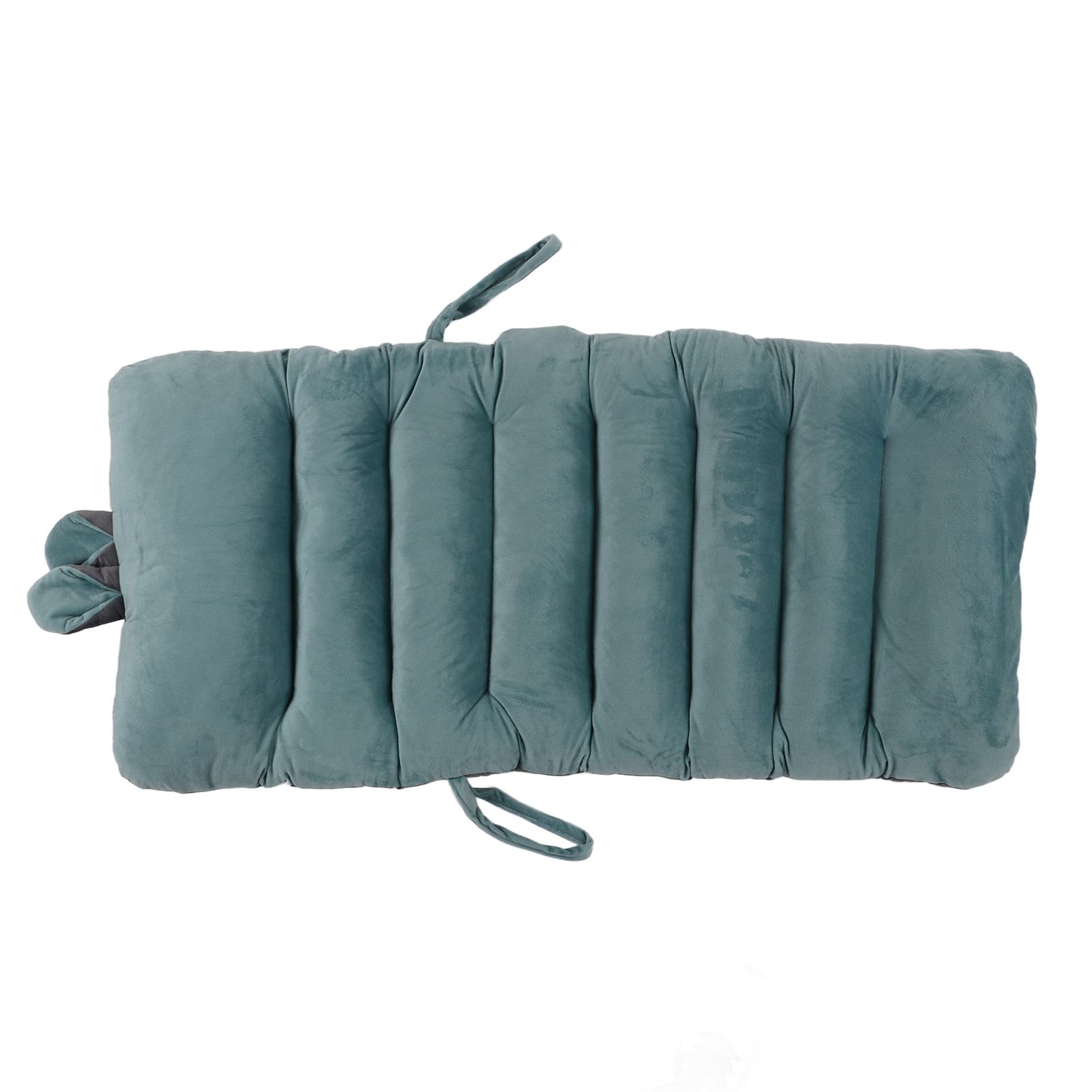 Integrated Recliner Backrest Cushion Plush PP Cotton Back Support Office Chair Sofa CushionBlue 45x100cm