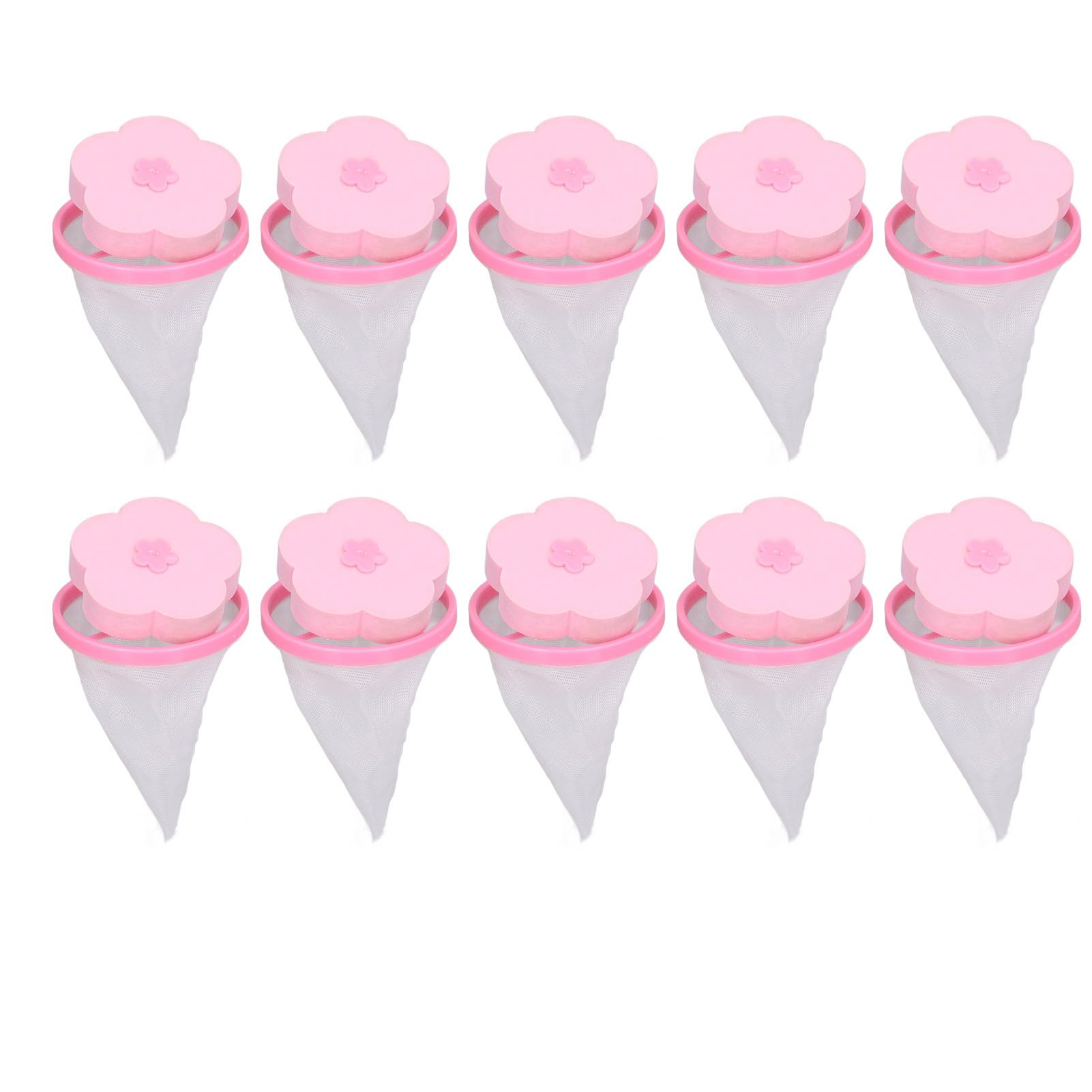 Washing Machine Filter Bag Floating Reusable Laundry Hair Mesh Remover for Pulsator Washer 10pcs Type A