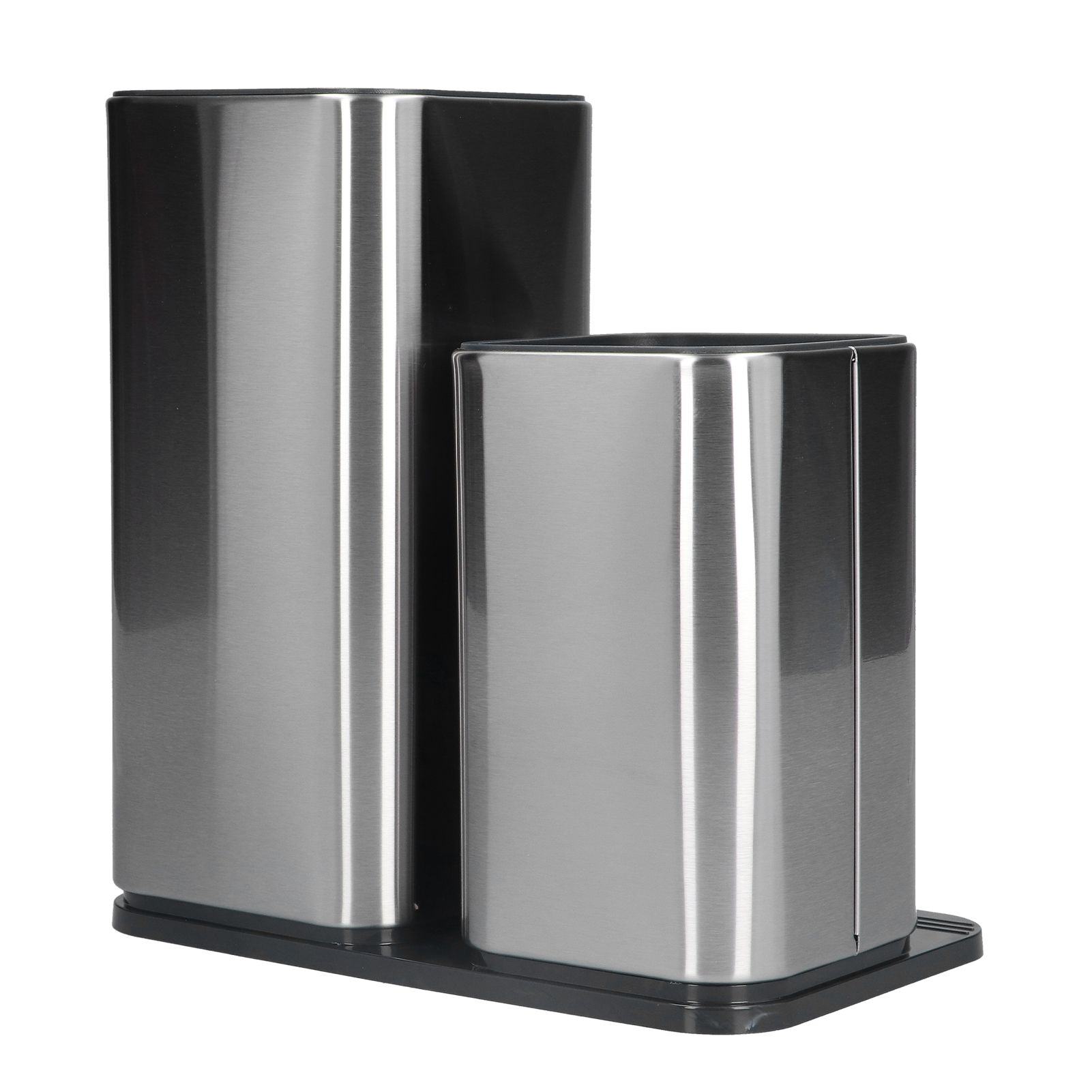 2 in 1 Knife Holder with Cutting Board Organizer Stainless Steel Kitchen Storage Accessory