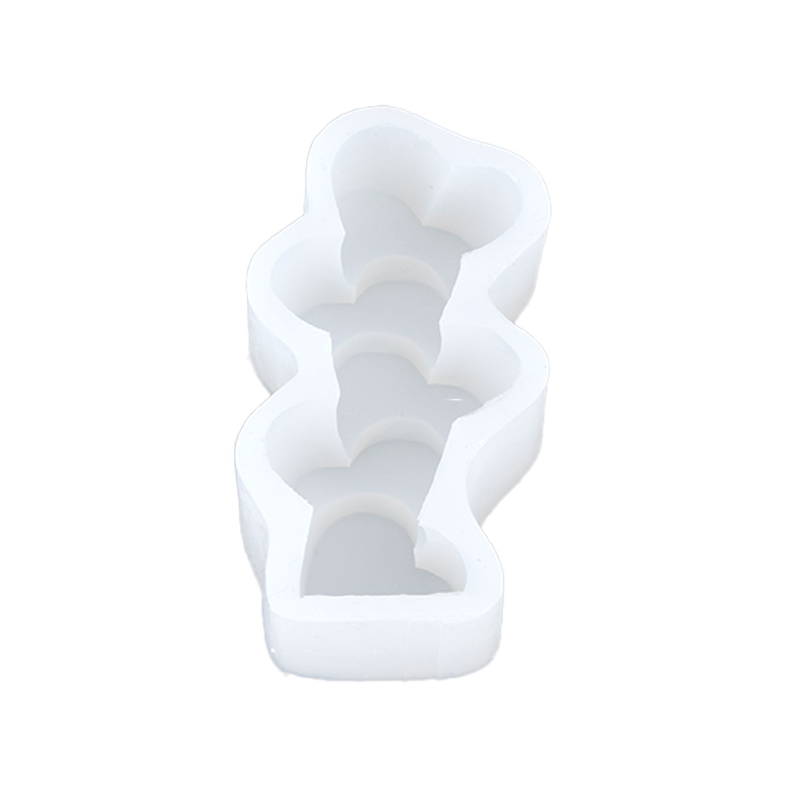 Candle Molds Silicone Easy Demoulding Food Grade Silicone DIY Chocolate Cake Mould for DIY Crafts Home DecorationLove Heart