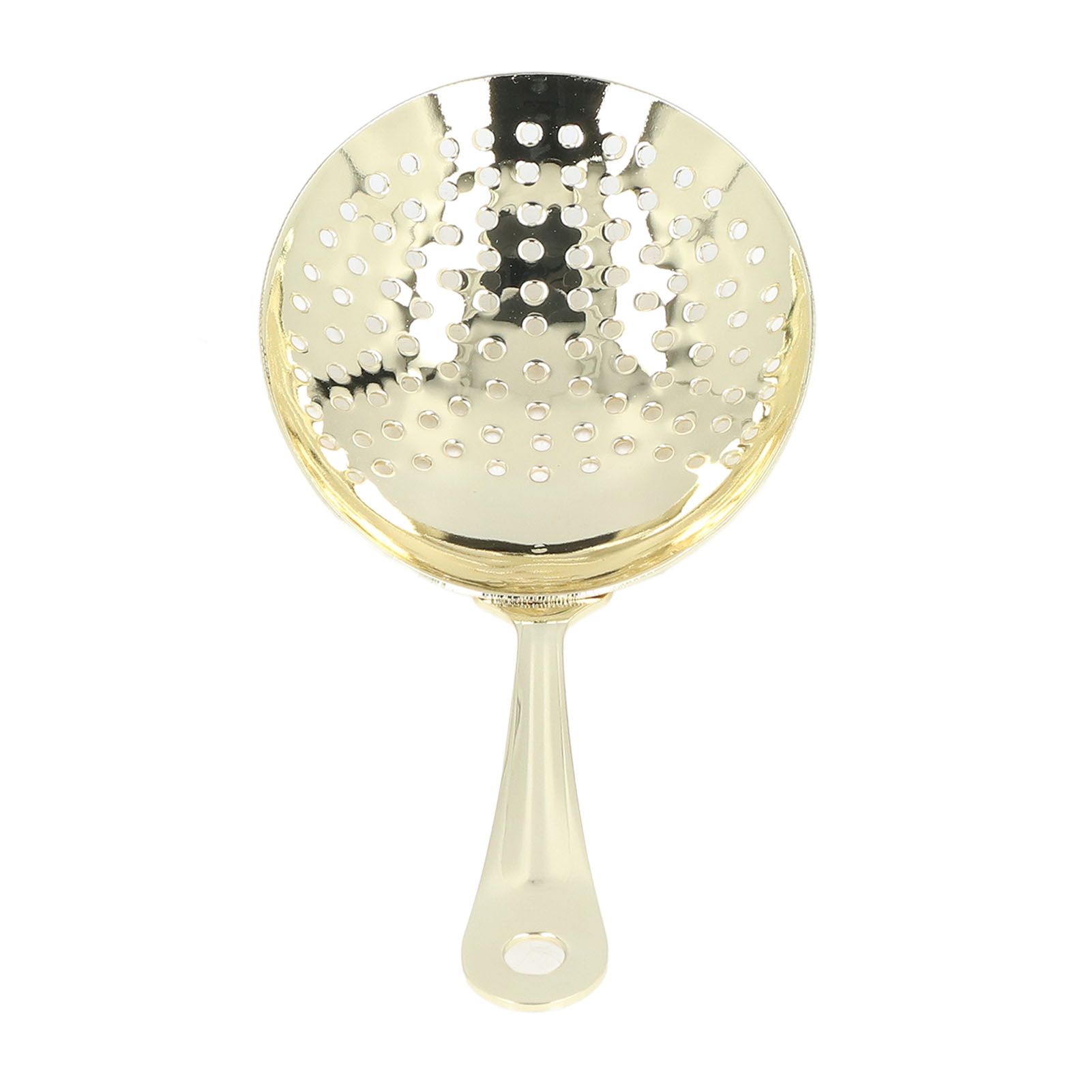 Cocktail Strainer Professional Stainless Steel Shell Cocktail Strainer for Bar Club Restaurant Gold