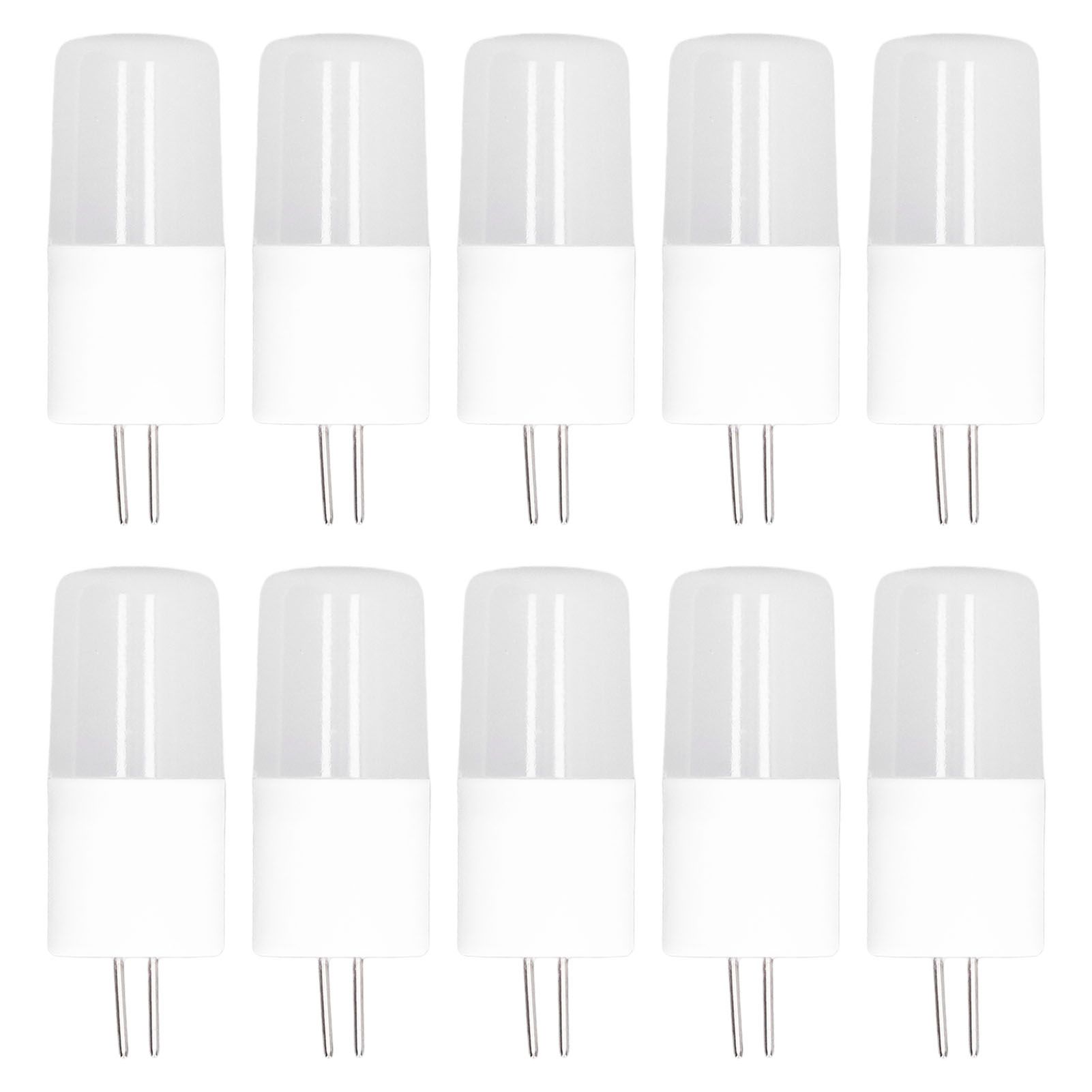 10PCS G4 Light Bulb Warm White LED Light Ceiling Lamp Bulb AC12V Wall Lamp Bulb for Living Room Office