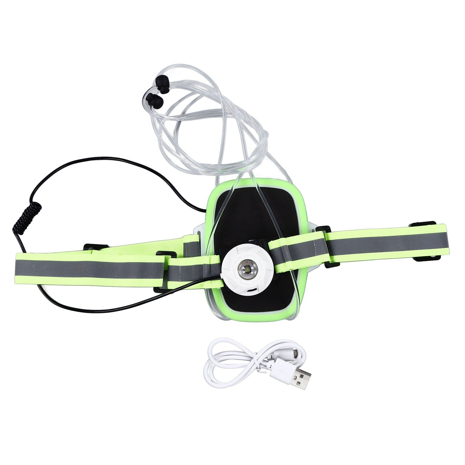Reflective Running Vest LED USB Charging RGB 6 Colors Adjustable Lightweight Strong Light Waterproof Running Light Vest