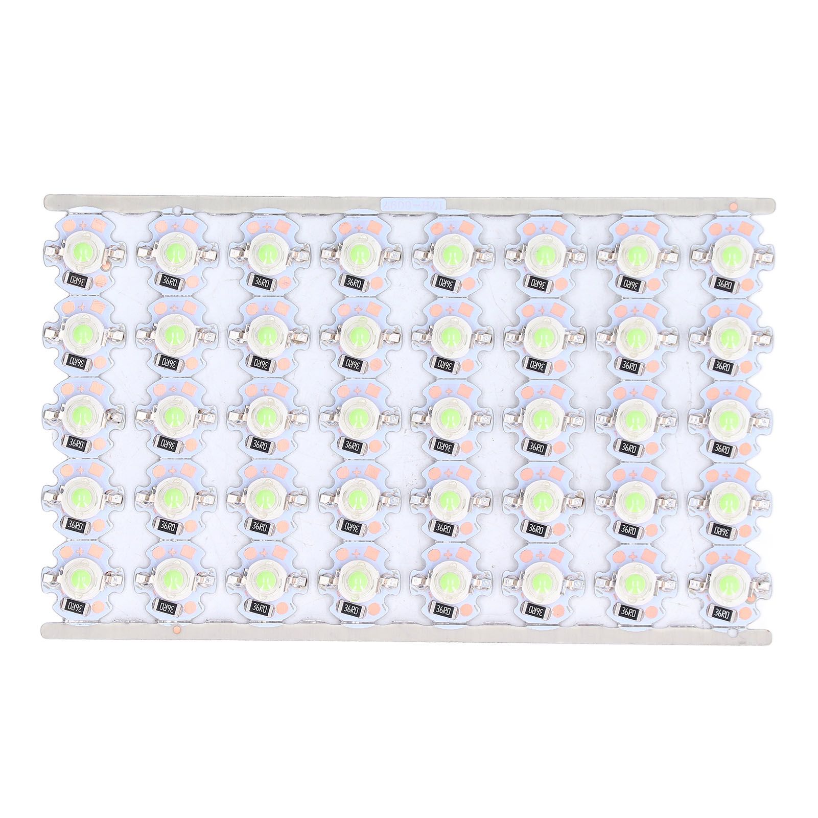 LED Chip Bulb High Brightness Energy Saving DIY Lamp Beads with Aluminum Plate for 1W 12V Headlights Cabinet LightsGreen Light