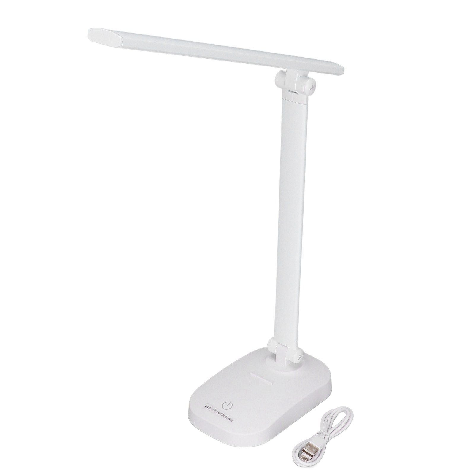 LED Table Lamp Eye Protection Foldable 3 Color Lights USB Rechargeable Table Lamp for Table Workbench Sewing Table