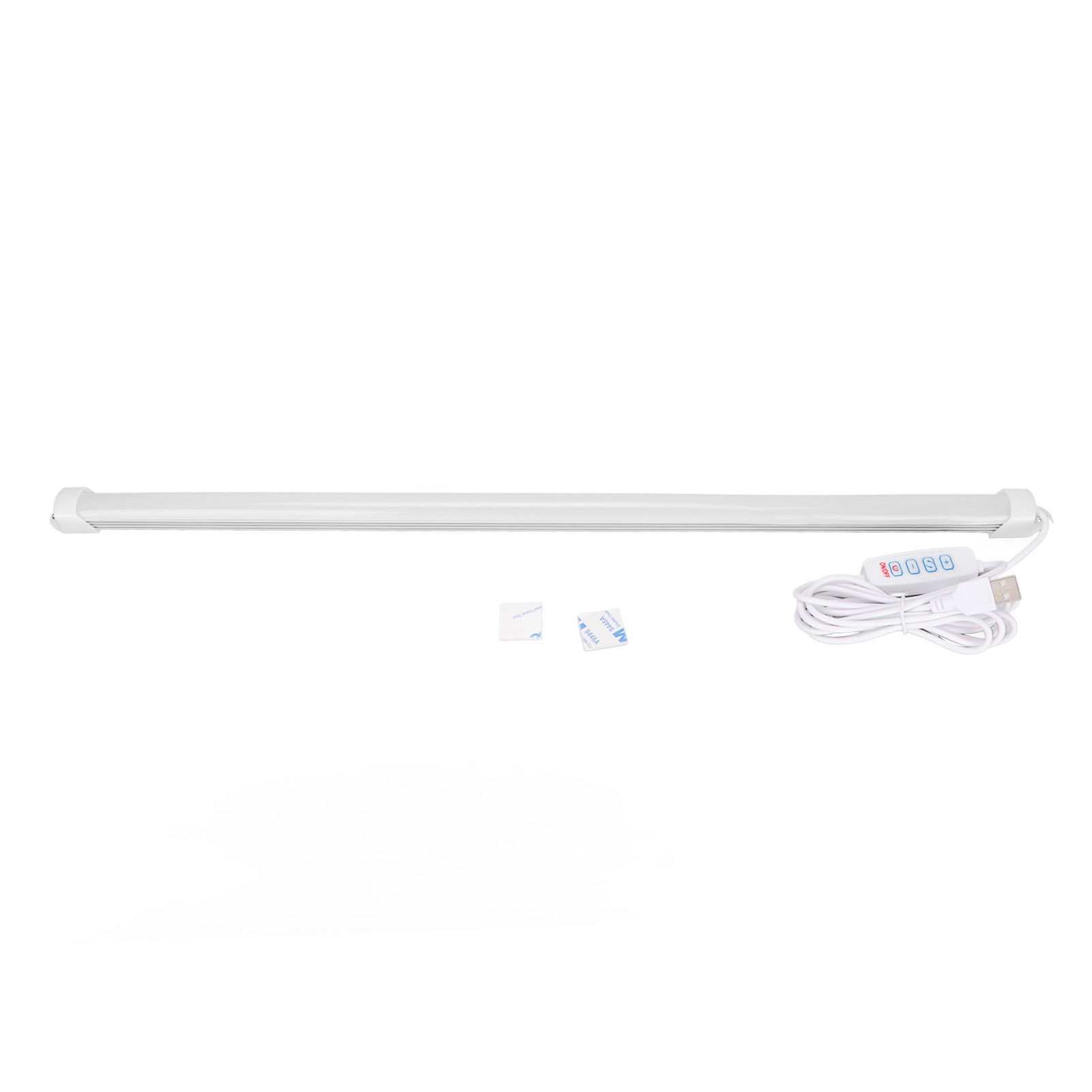 Under Cabinet Light USB Plug in Dimmable Eye Protection 3 Colors LED Counter Bar Lamp for Dormitory Bedroom Desk