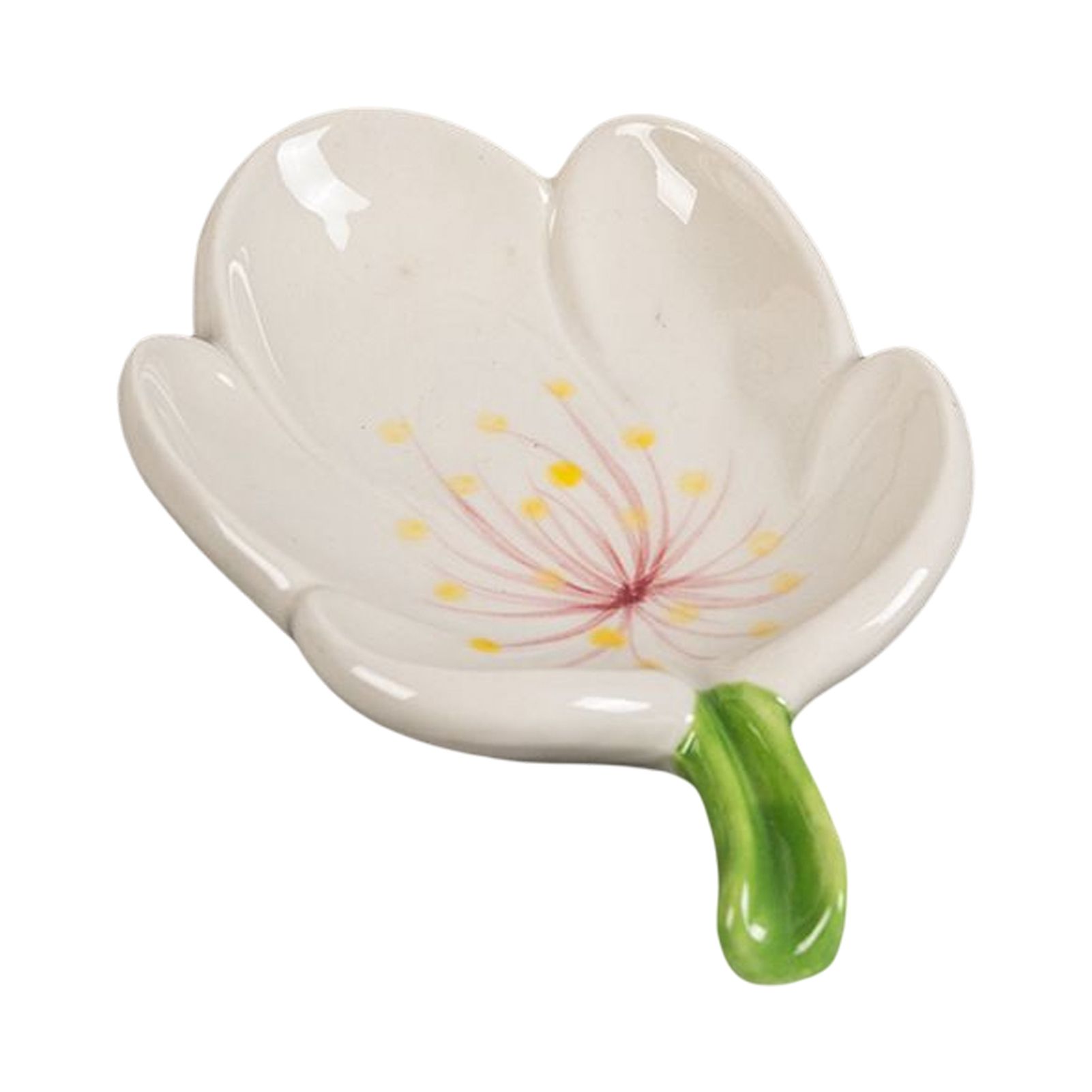 Ceramic Leaf Soap Box Drain Soap Shelf Soap Holder Soap Dish Tray