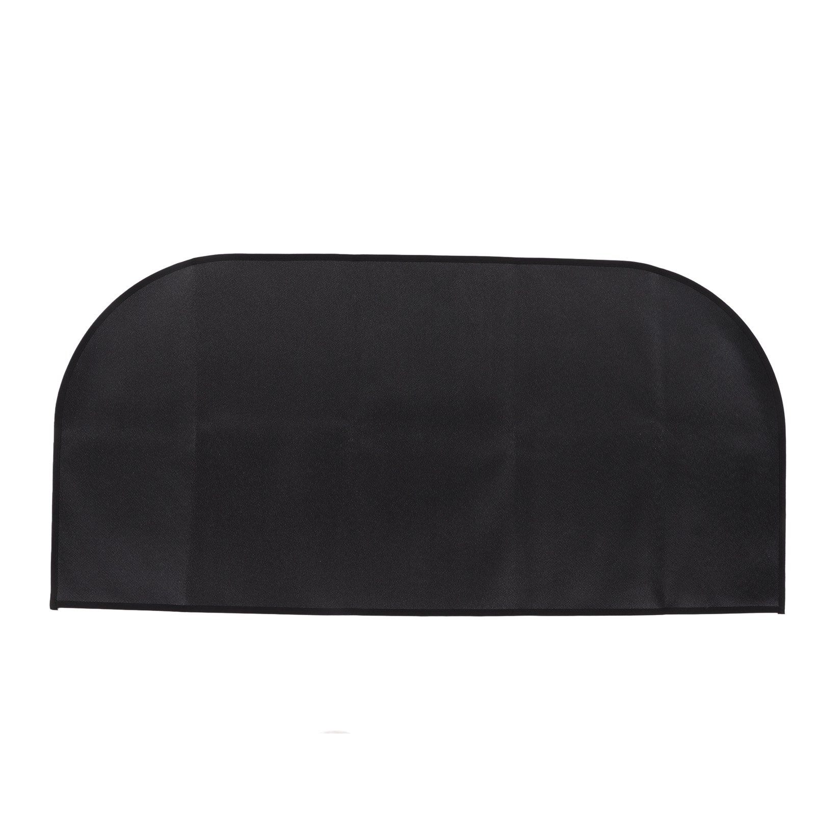 Fire Pit Mat Insulated Fireproof Heat Resistant Foldable Under Grill Mat for Fireplace Outdoor Camping Black 50x100cm/19.7x39.4in