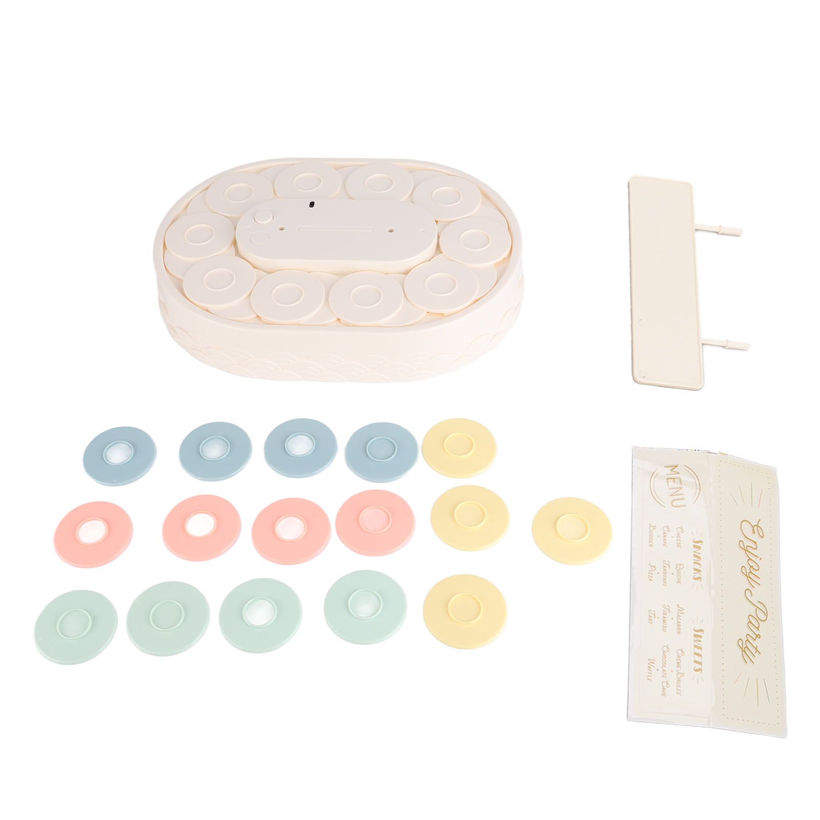 Rotary Sushi Machine Automatic Rotating Table Display Stand Swing Tray Turntable for Sushi Dessert Cupcake Dessert