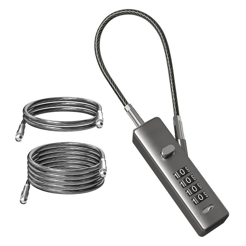 Steel wire rope combination lock basket anti-theft lock bicycle lock Wire rope password lock