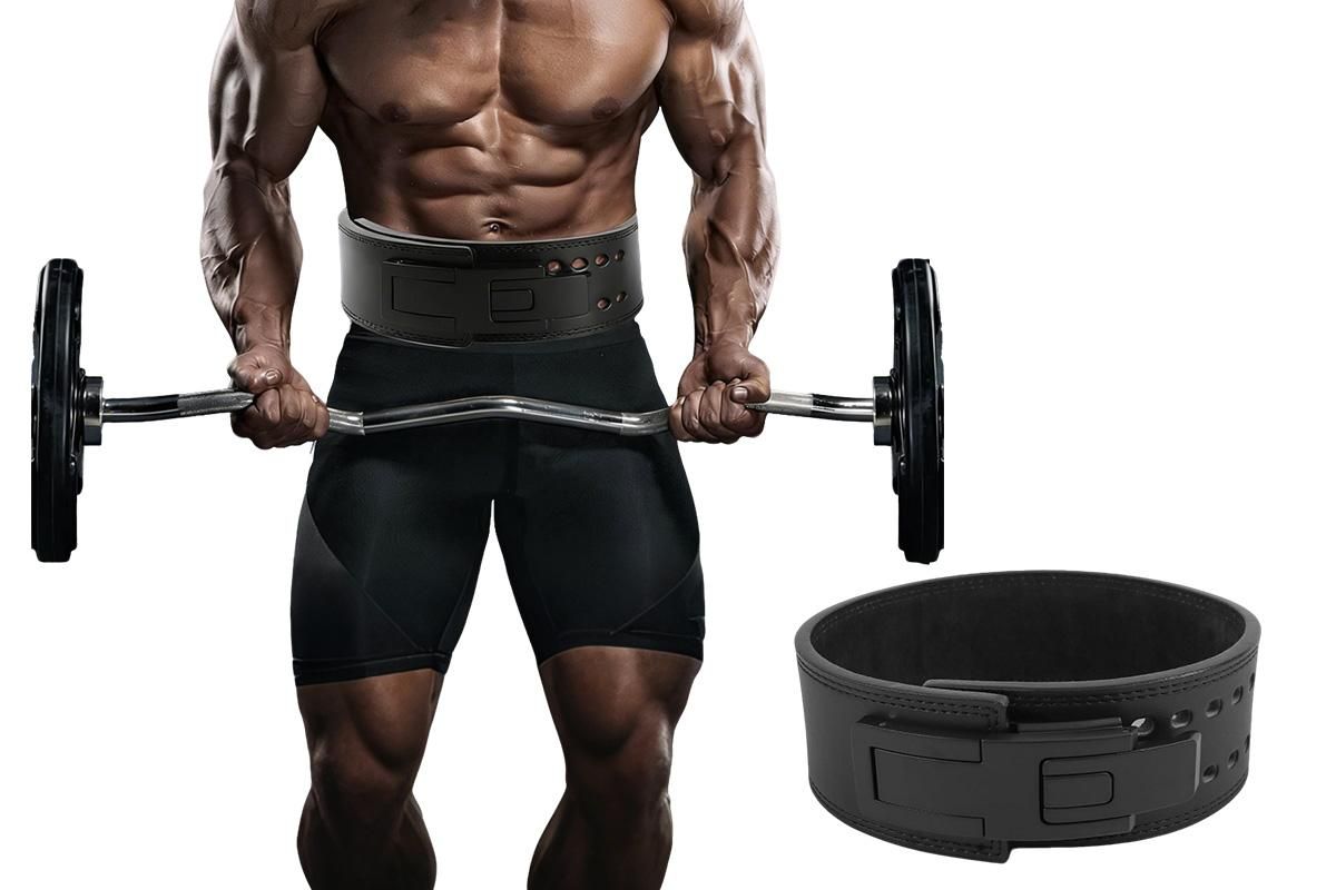 Professional Powerlifting Belt for Squat Deadlift-Black M