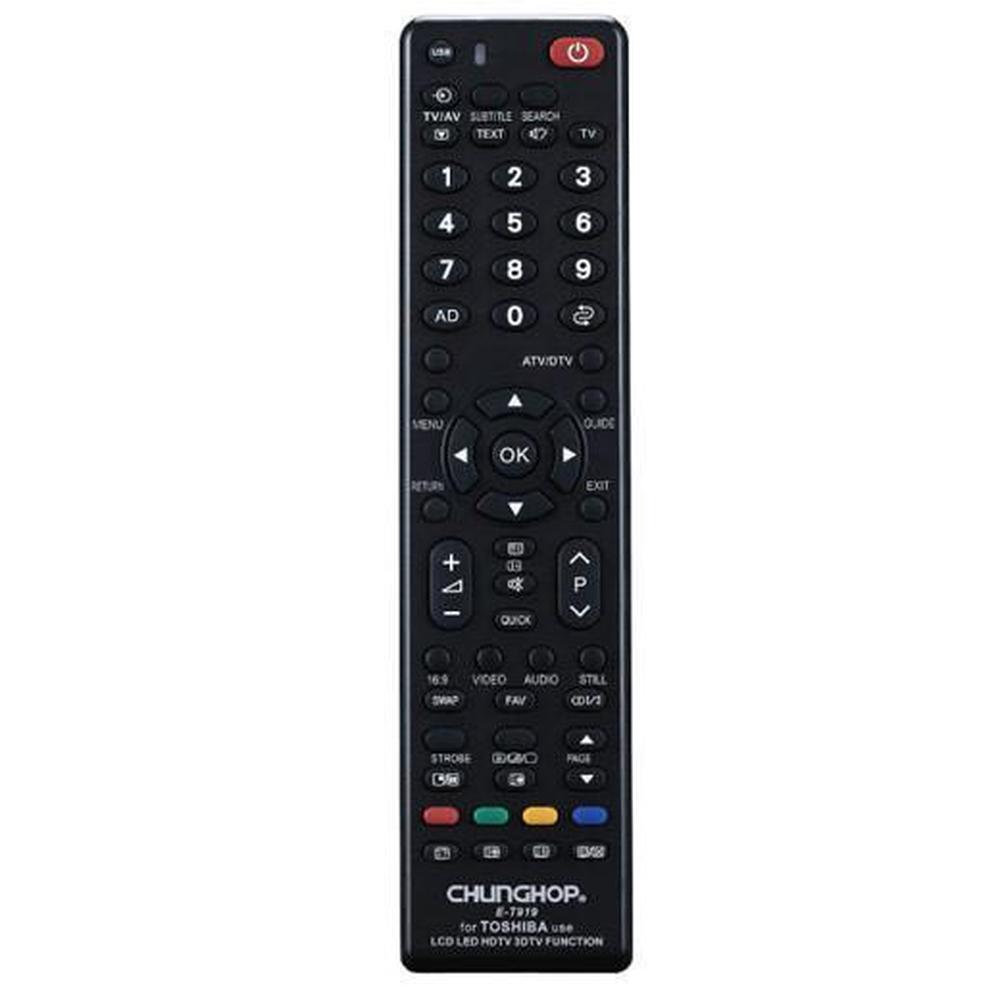 Chunghop Universal TV Remote Control Compatible with Toshiba LCD Smart HD Plasma