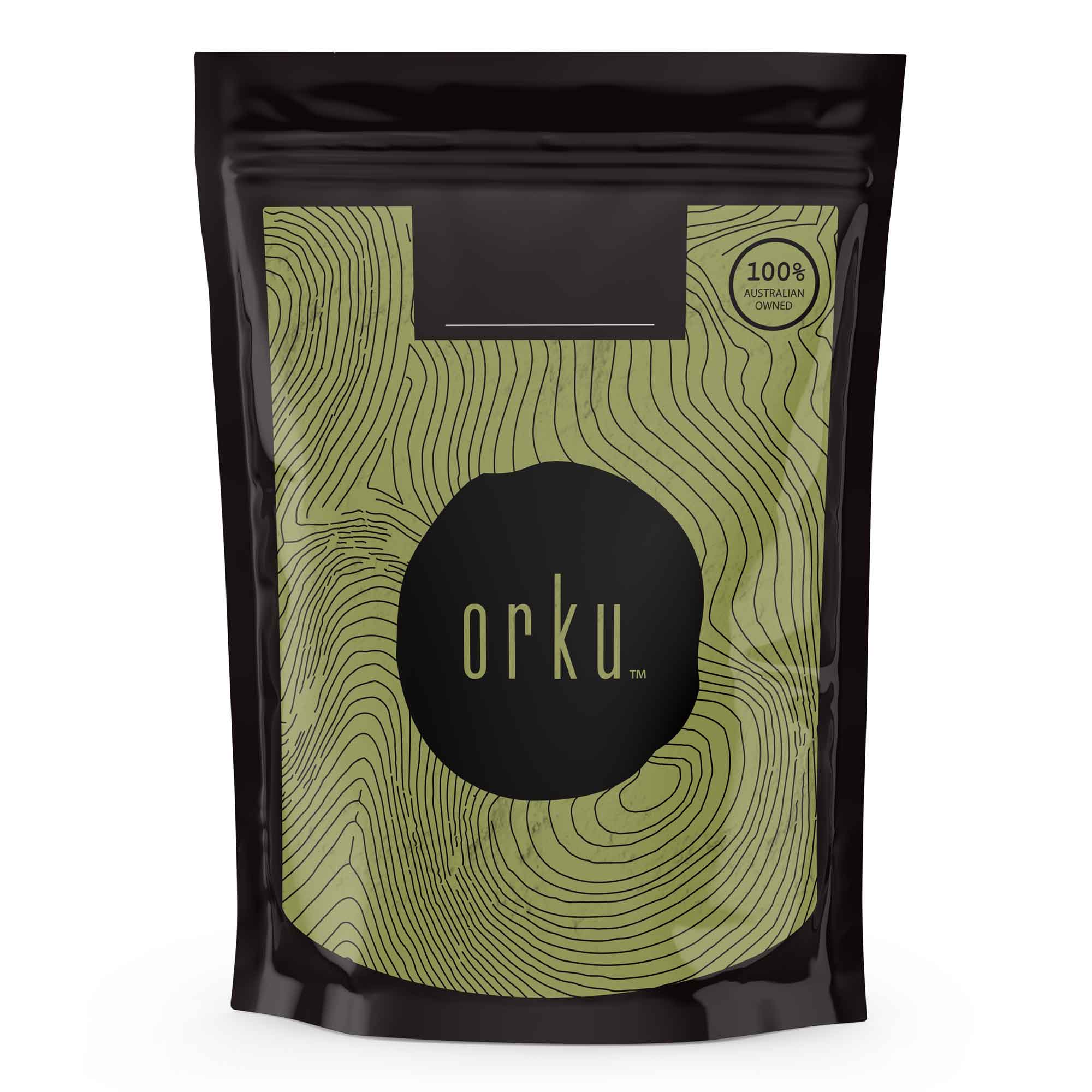 Orku 400g Organic Moringa Leaf Powder - Food Grade Oleifera Drumstick Leaf