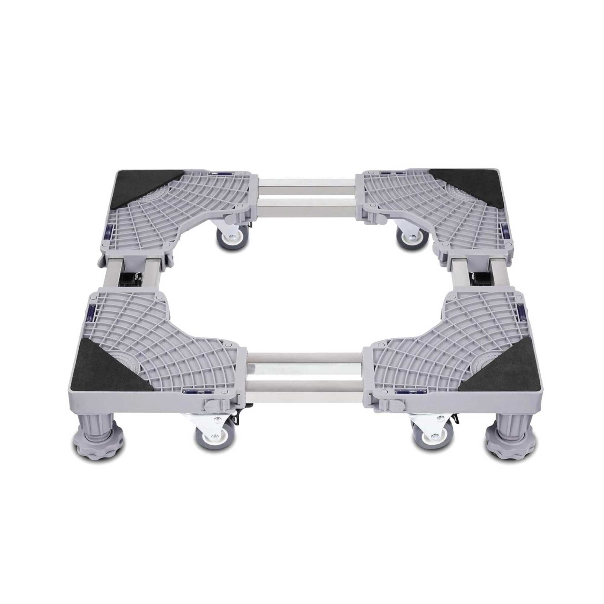 Tooleroo Adjustable Appliance Base Stand for Washing Machine with Locking Wheels