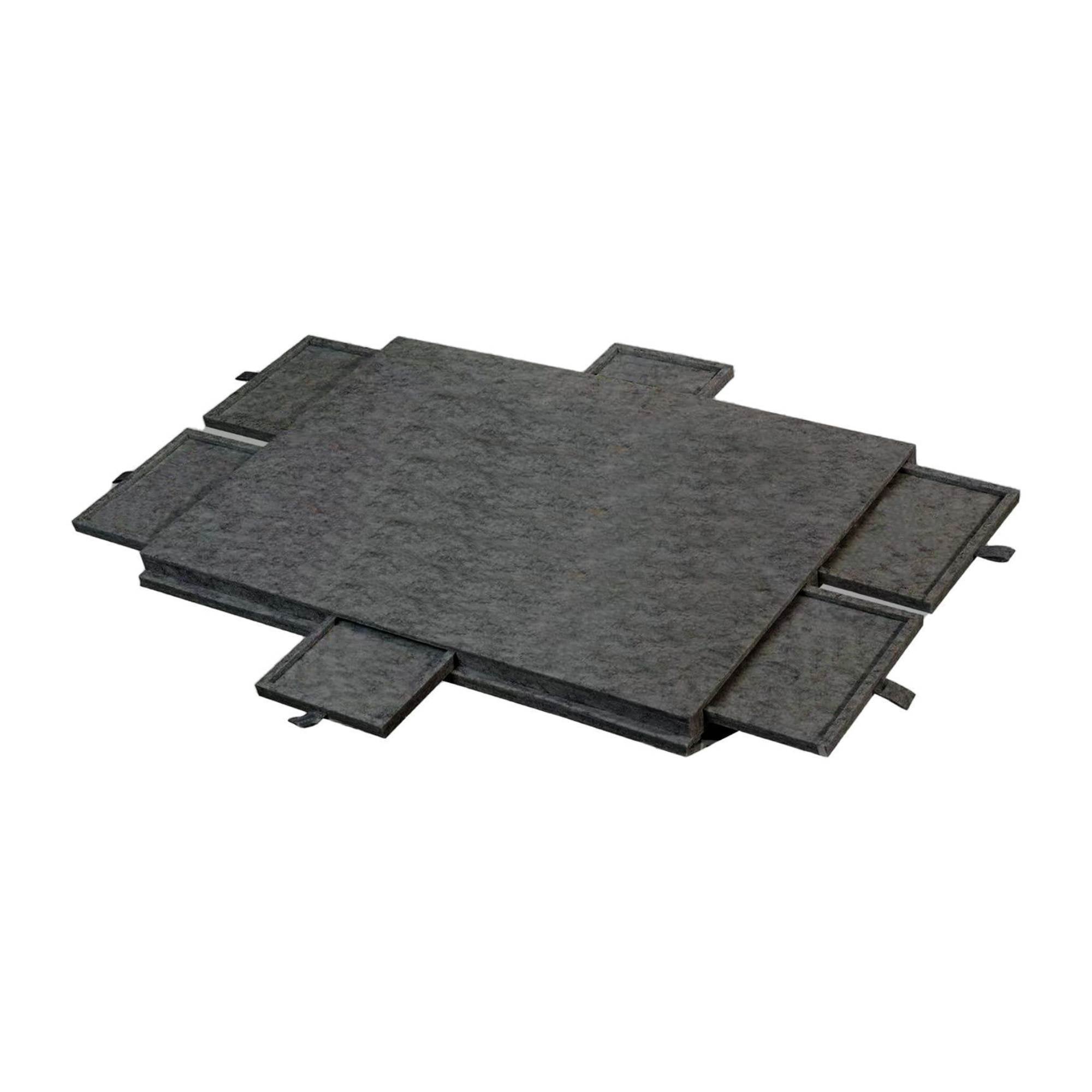 Social Hike Puzzle Board 1000 pcs - Folding Portable with Cover and Drawers Grey