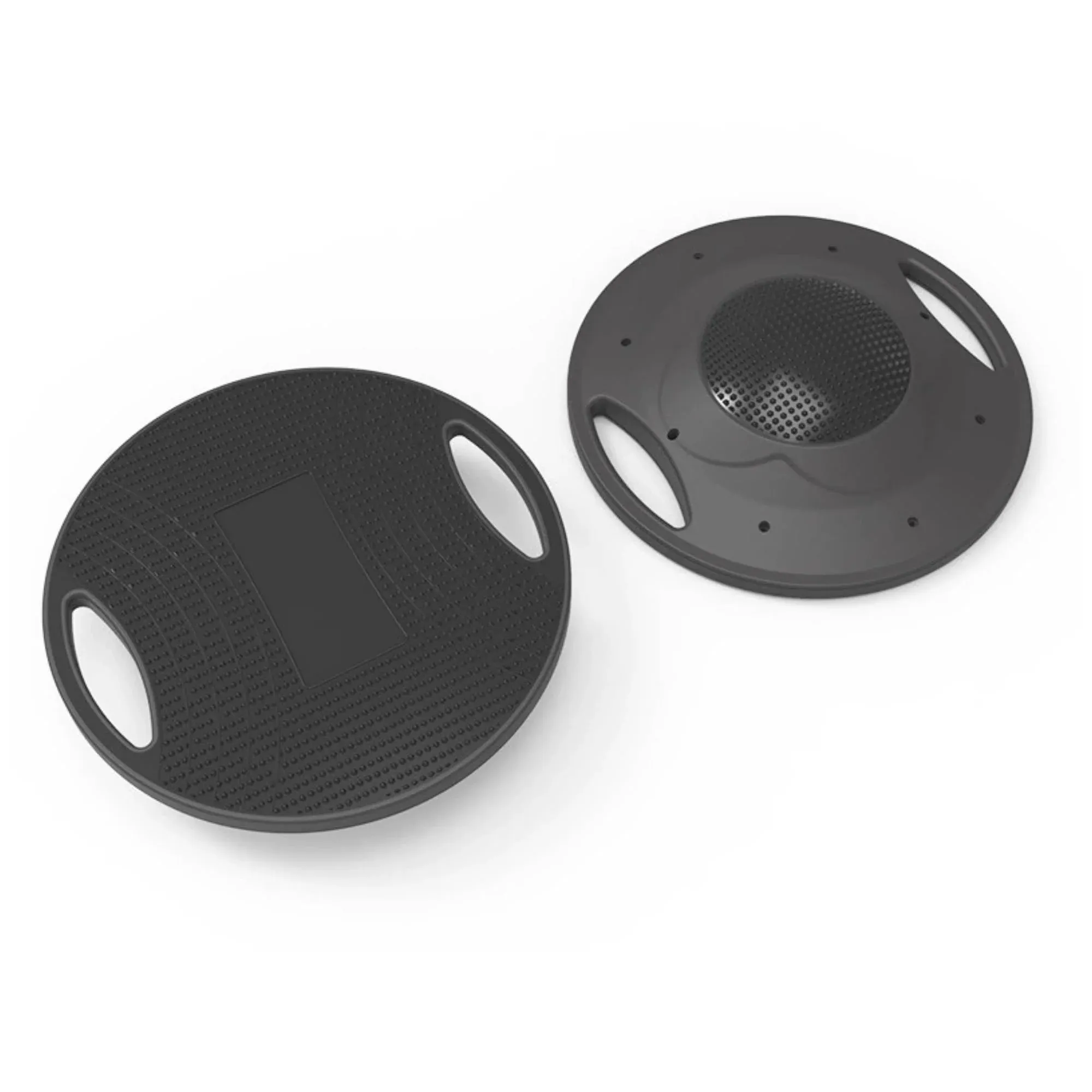 Social Hike Balance Board Wobble Non-Slip Round Exercise Trainer 41cm Black
