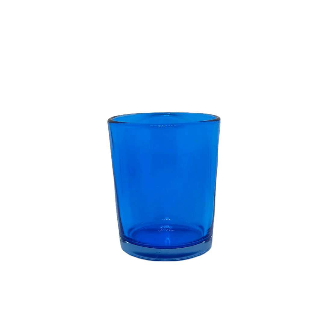 40 Pack Blue Glass Votive Tealight Candle Holders House Party Centerpiece Xmas Wedding Decor Glass Candlestick Party Decorations Bridal Baby Shower Event