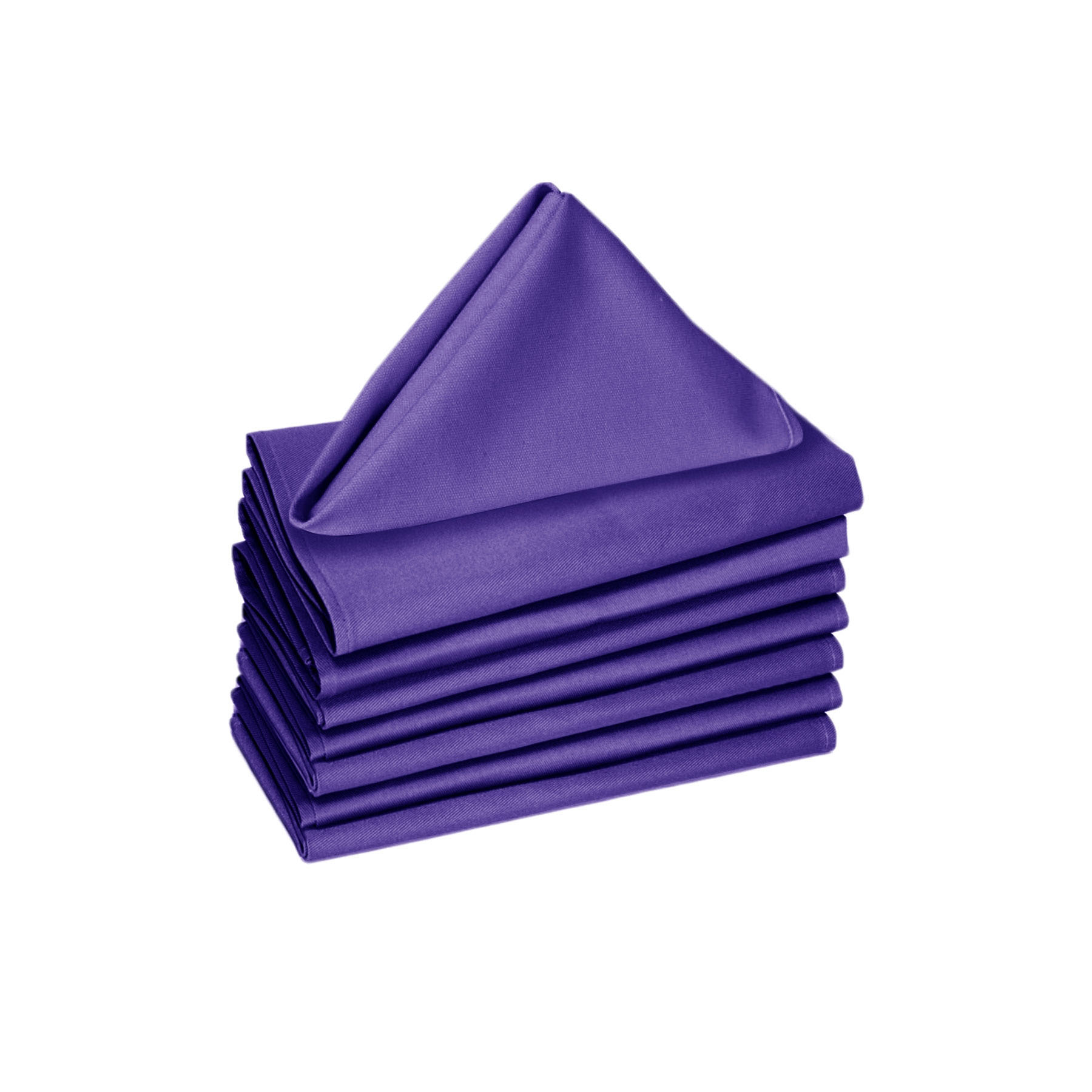 Hoydu Set of 8 Cotton OR Poly Cotton Napkins Ultra Violet