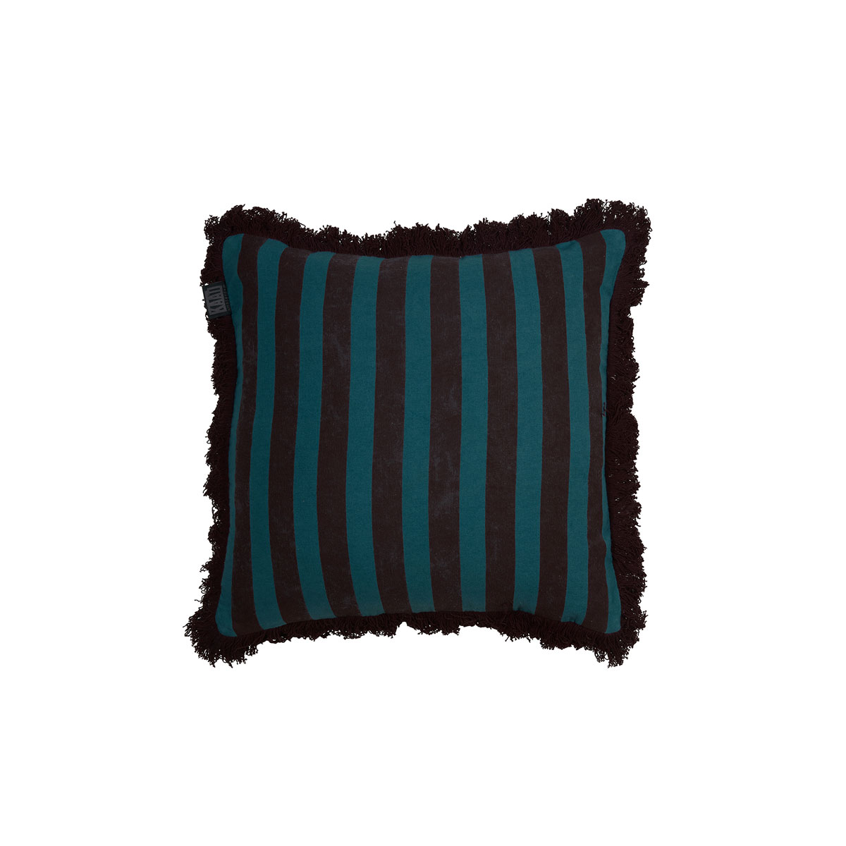 KAAT Amsterdam Viggo Red Stripe Square Filled Cushion 45cm x 45cm