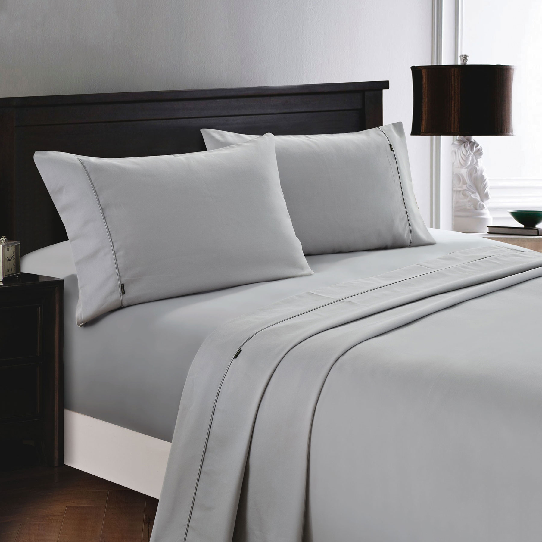 Deluxe Linen 1200TC Cotton Rich Sheet Set Natural King Single