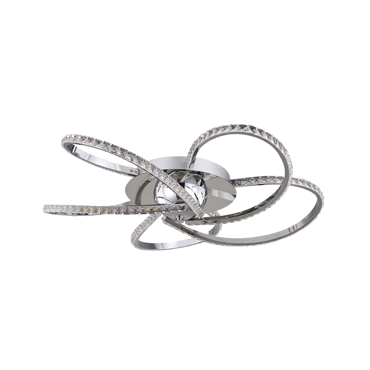 Irie Dimmable 5 Lights LED Ceiling Light - Chrome