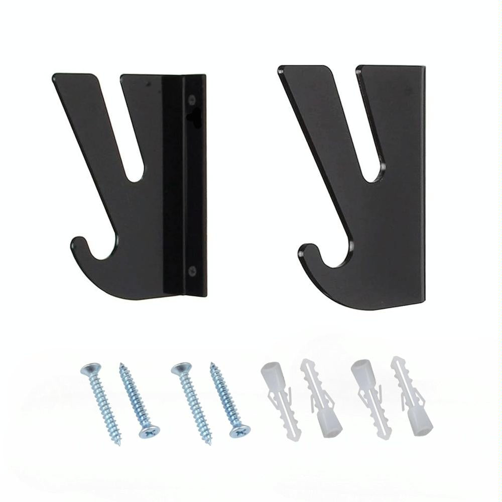 Wall Mount Bracket for Four-wheel Skateboards - 1 Pair