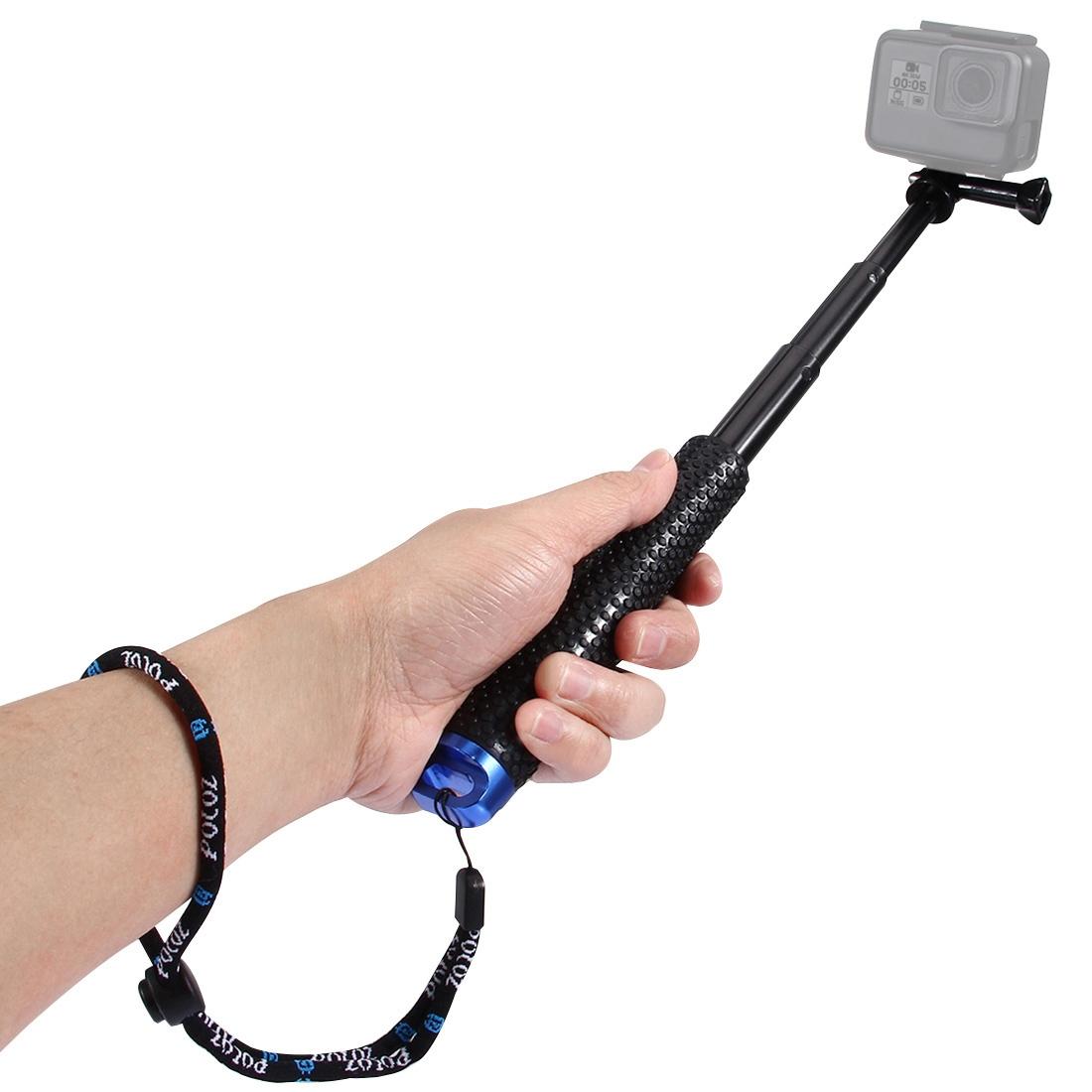 Extendable Monopod for Gopro and Other Action Cameras - 19-49cm