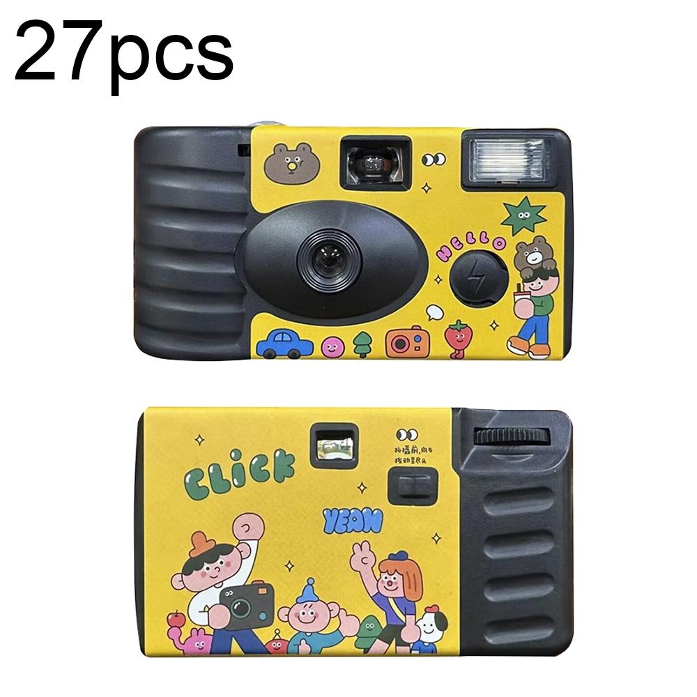 27 Retro Film Camera Stickers - Waterproof & Decorative