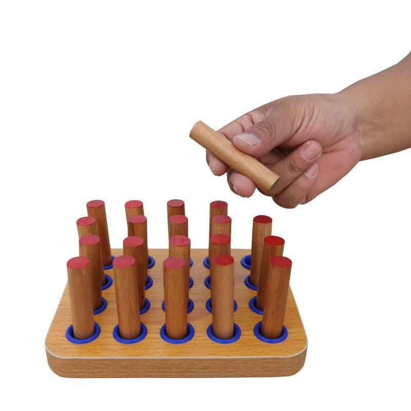 Small Wooden Finger Exercise Board For Rehabilitation Training