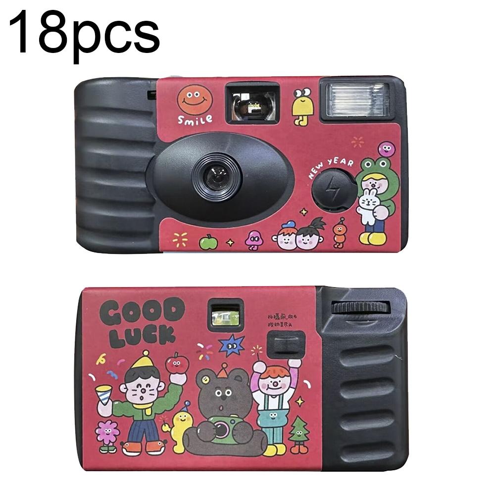 18 Retro Film Camera Stickers - Good Luck Design - Waterproof