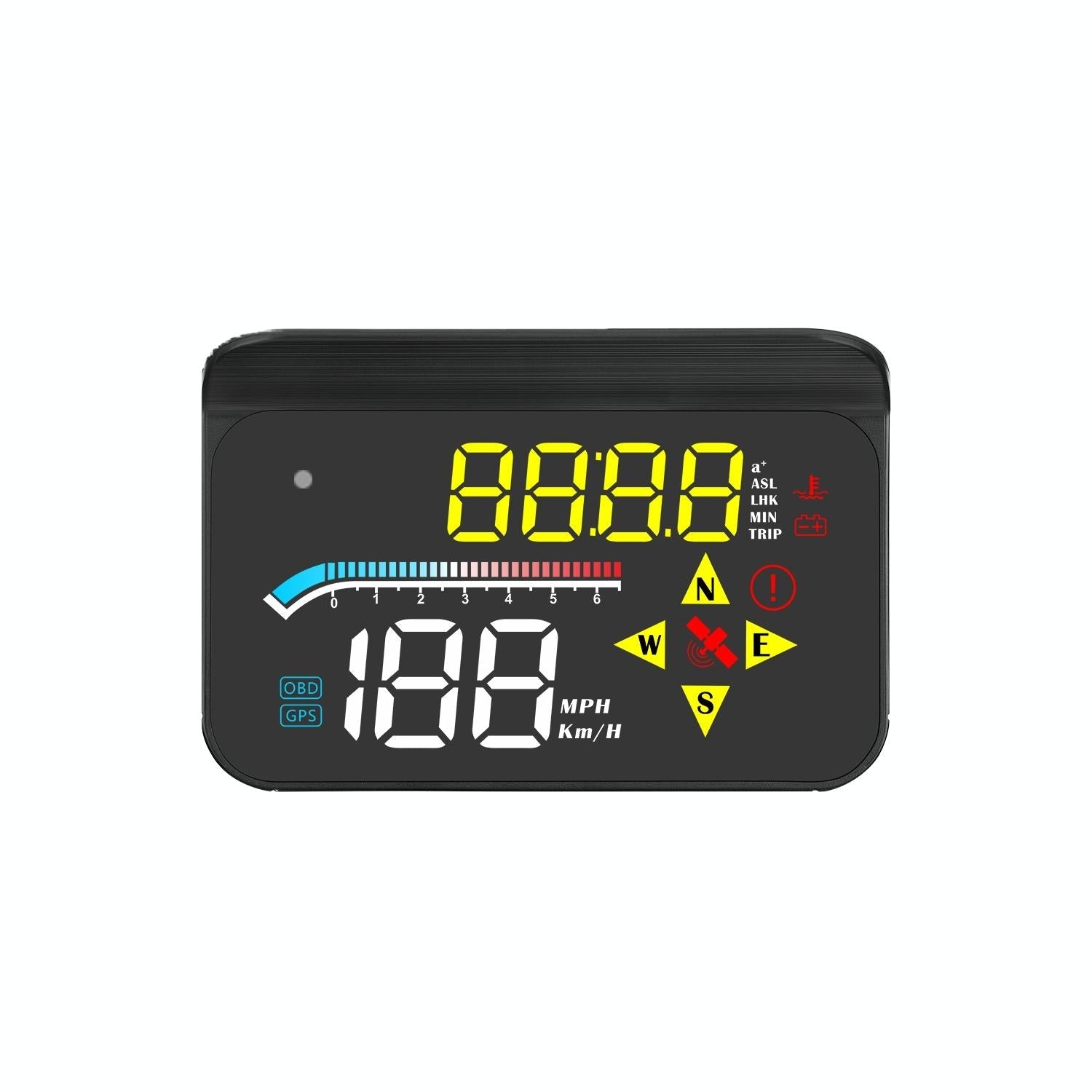 Car Hud Head Up Display Gps Speed Meter Obd2 Diagnostic Tool