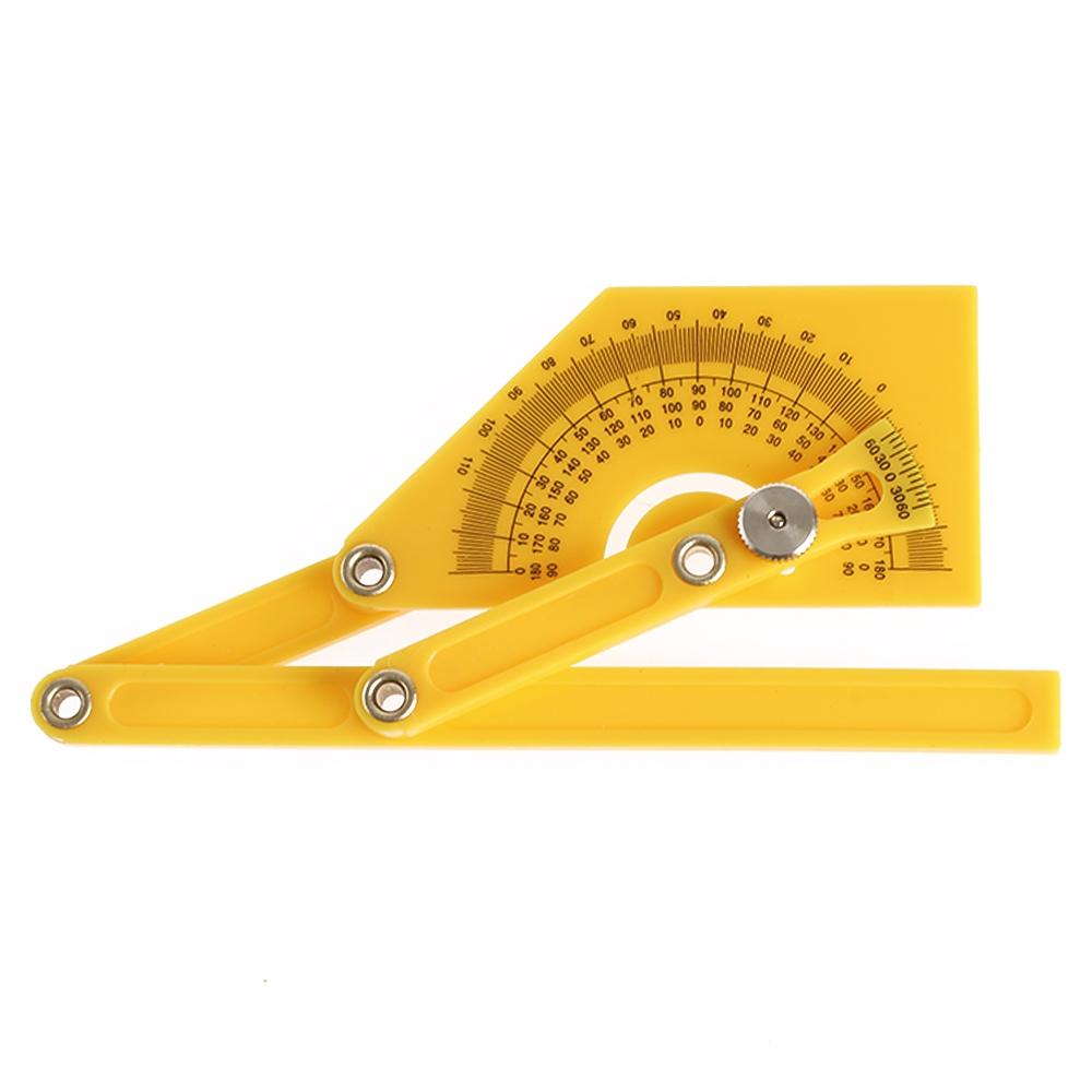 Protractor Measuring Arm Ruler - 180 Degree Woodworking Tool