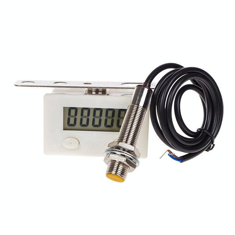Industrial Magnetic Sensor Switch Punch Counter - Digital Display