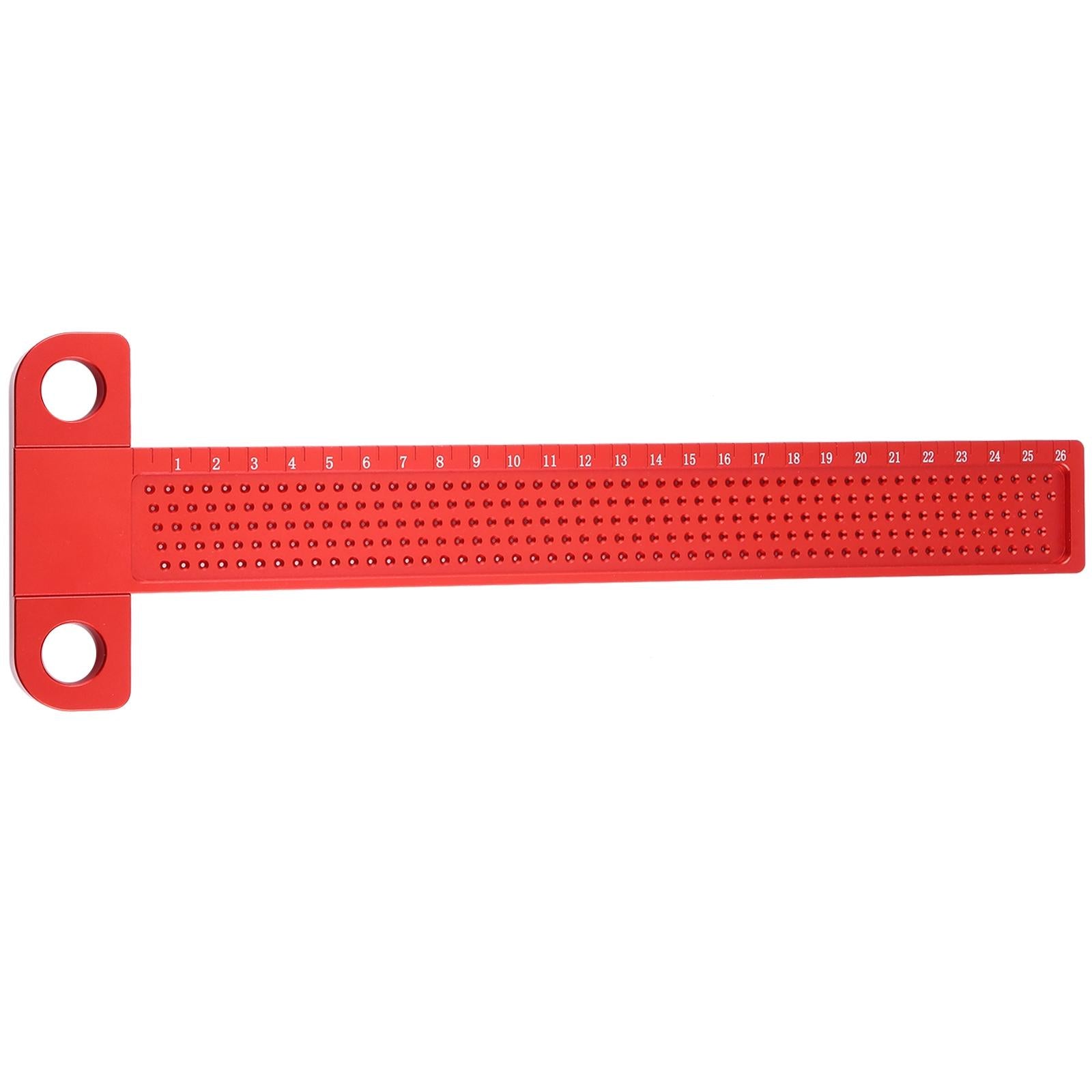 Woodworking T-shaped Hole Marking Ruler - T160