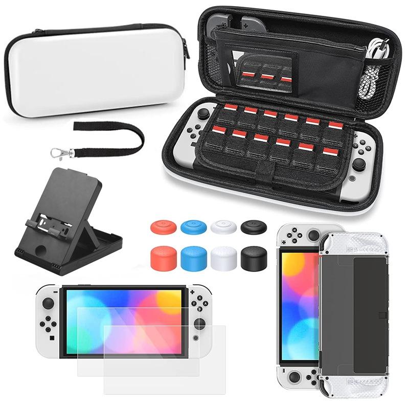 14-piece Accessory Set for Switch Oled Console
