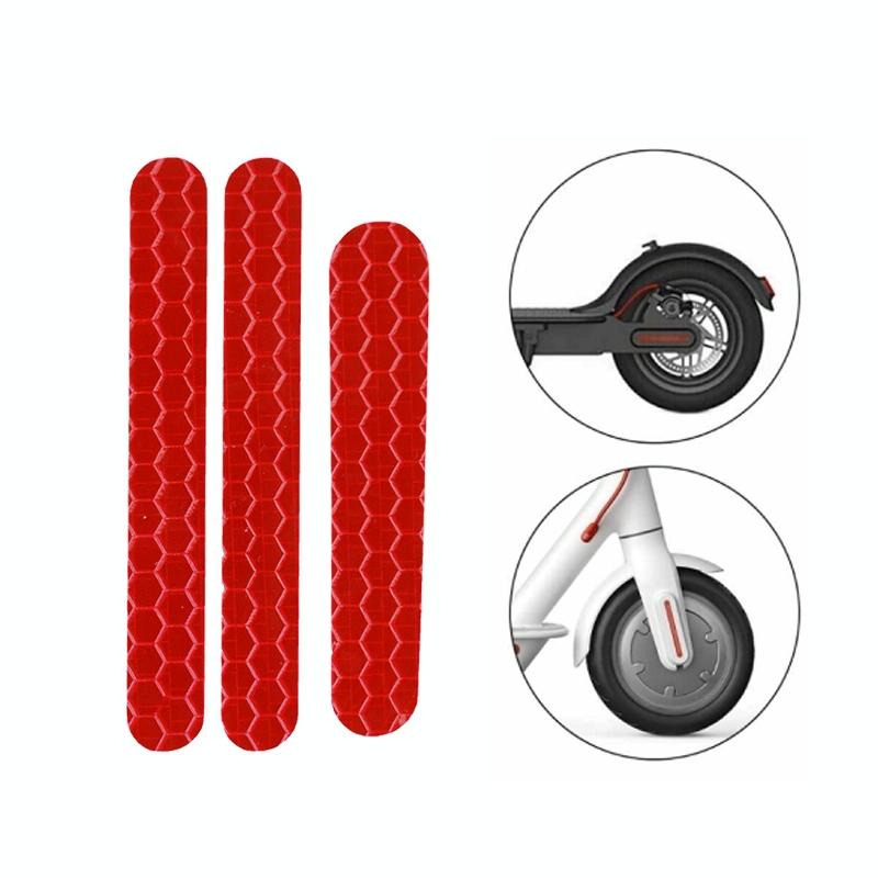 Reflective Stickers for Ninebot Es2 Scooter - Red