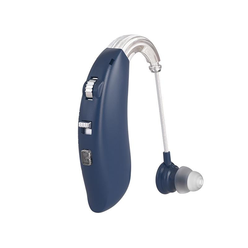 Rechargeable Hearing Aid Amplifier No Bluetooth Blue