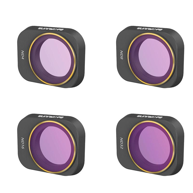 4-piece Mini 3 Pro Nd Filter Set Nd4 Nd8 Nd16 Nd32