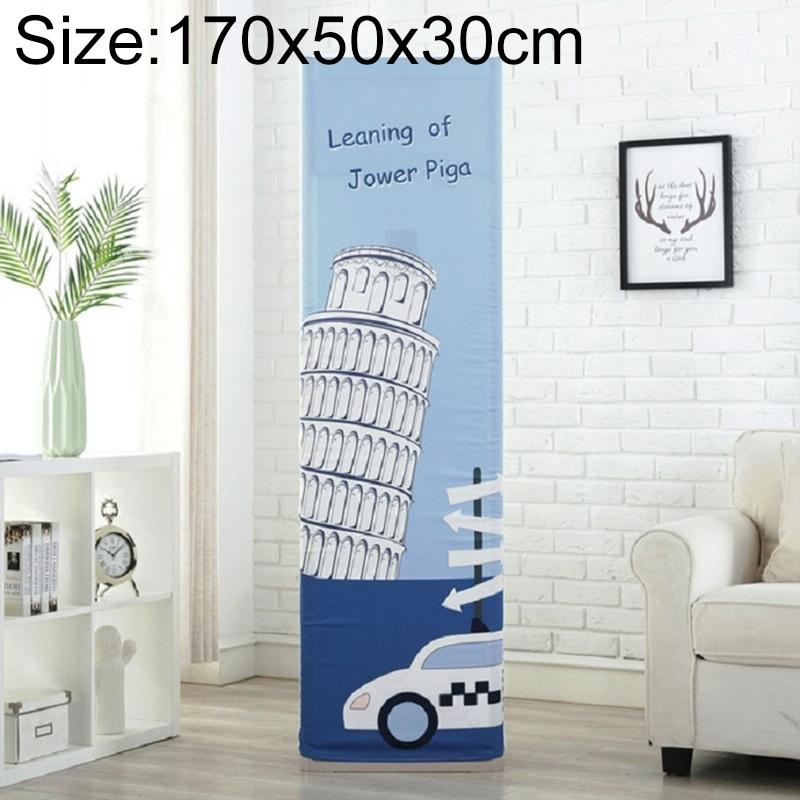 Vertical Cabinet Air Conditioning Cover - All-inclusive Fabric - 170x50x30cm - Tall Building