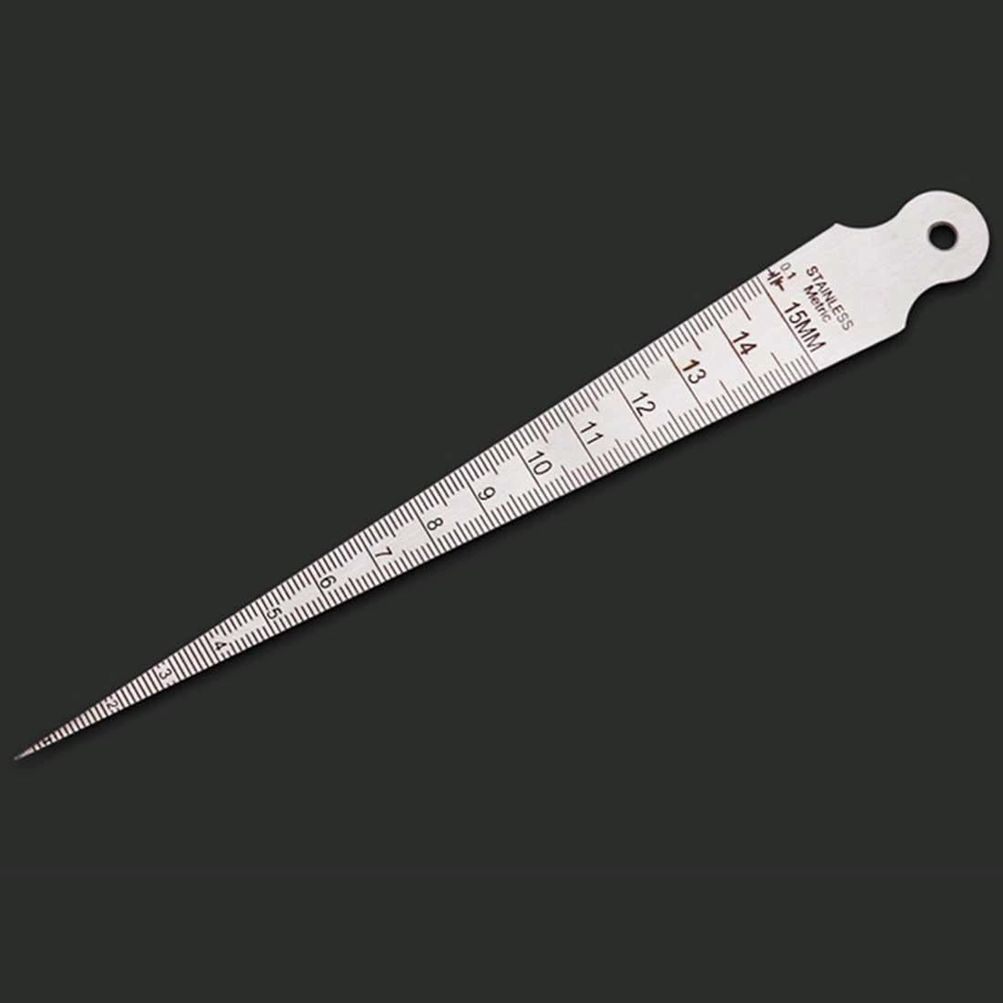 Stainless Steel Taper Gauge for Gap Measurement 1-15mm